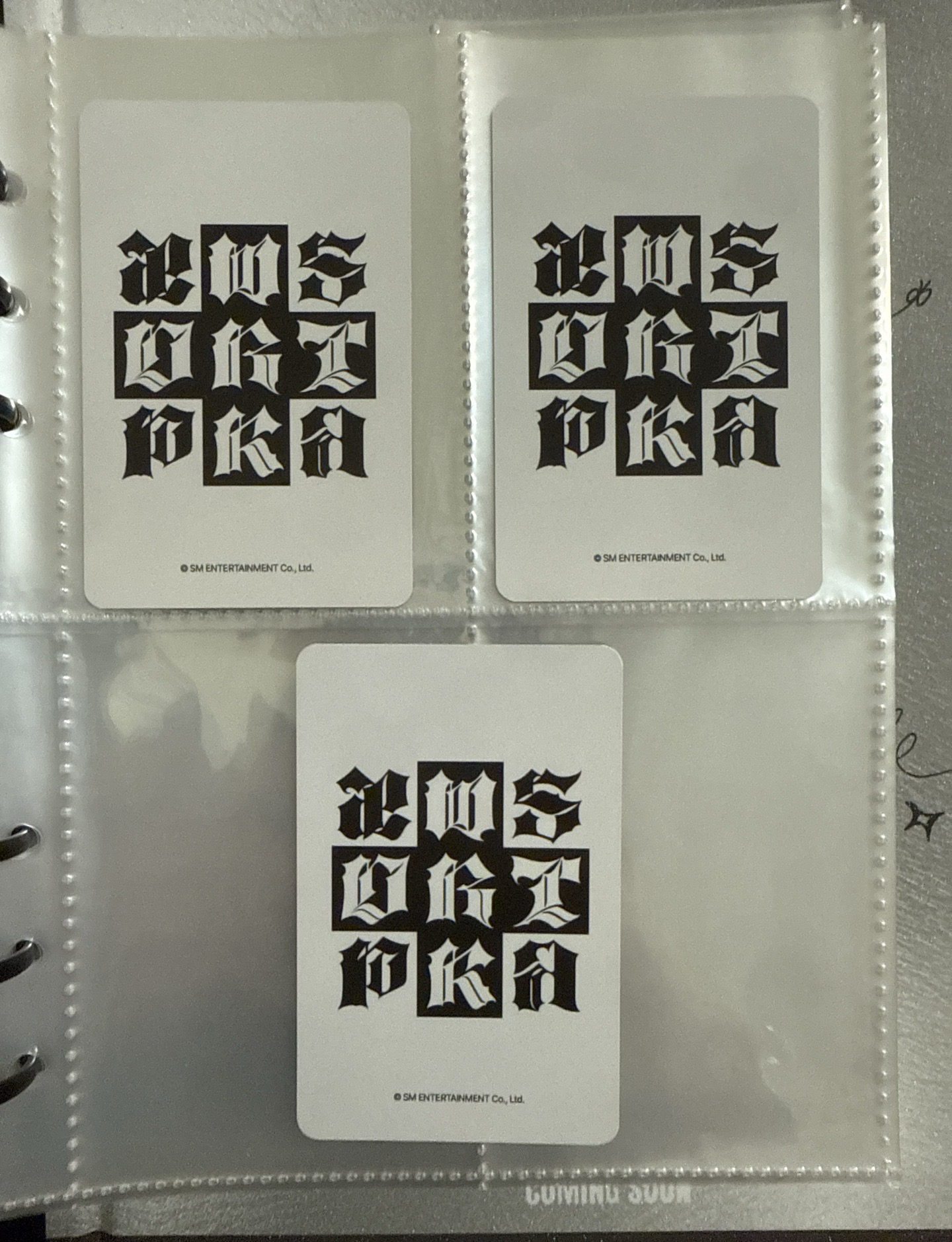 Dirty Work DMM幸運卡 Lucky draw Karina Winter Giselle Ningning 