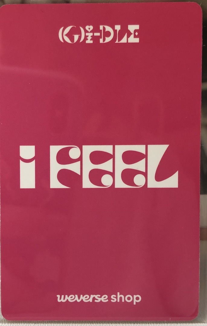 I feel weverse jwc閃卡