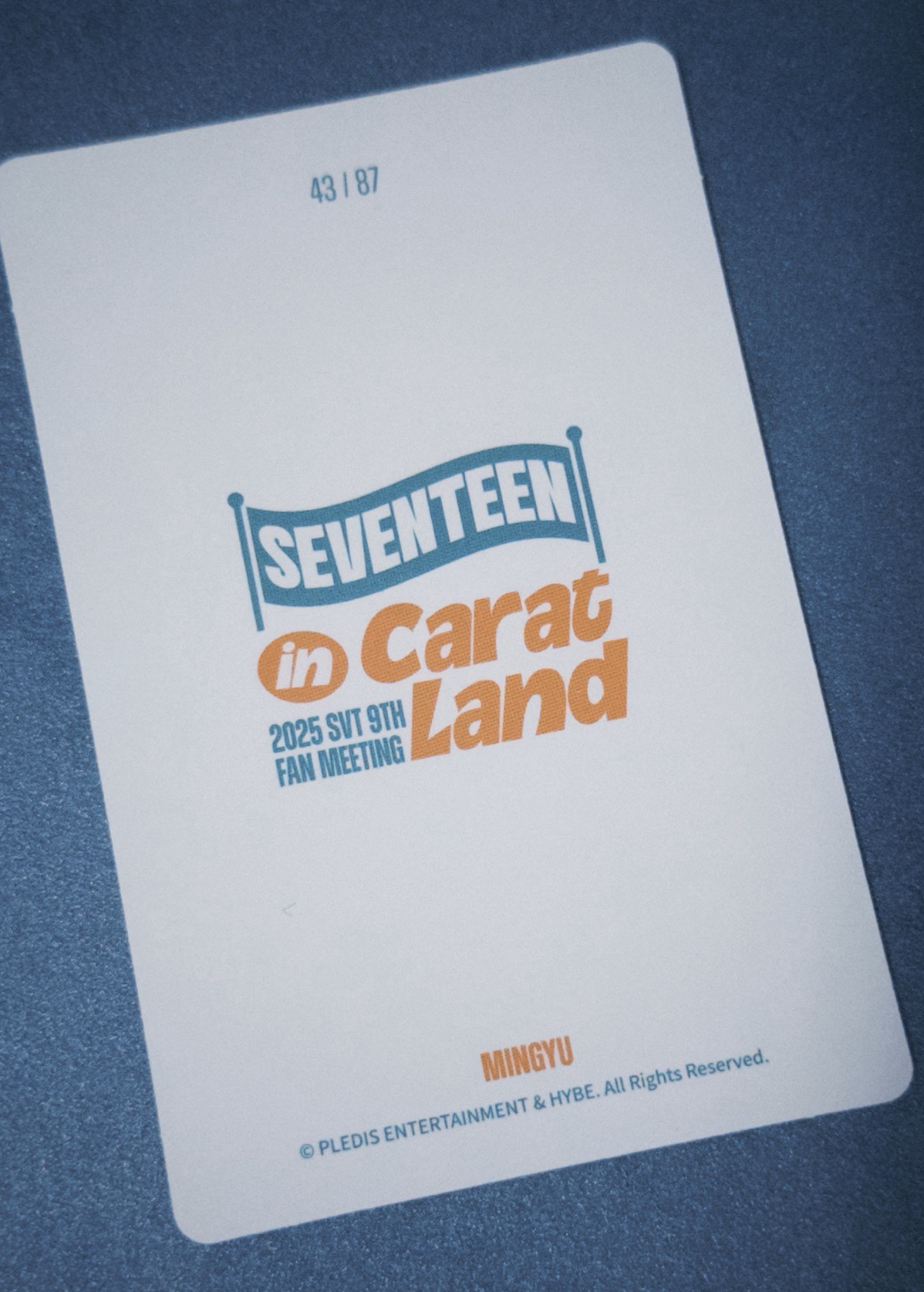 25克拉島 Mingyu隨機卡43