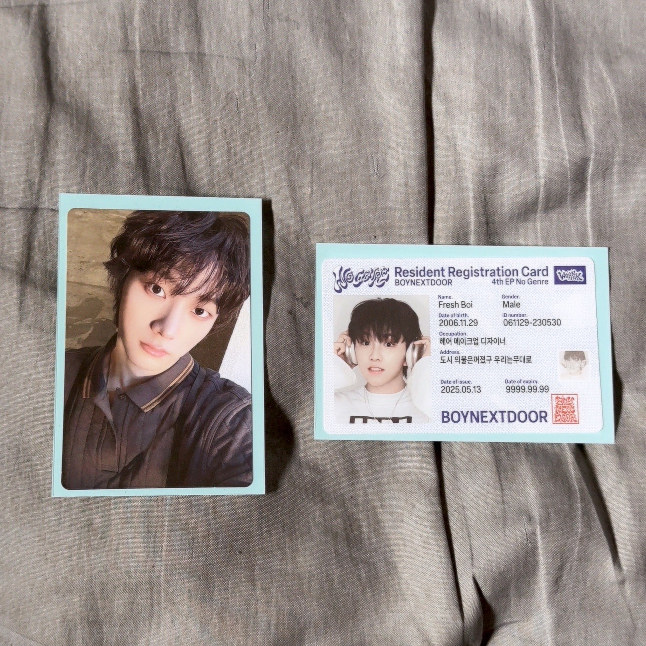 No Genre 專輯卡電子專身分證 성호, 운학