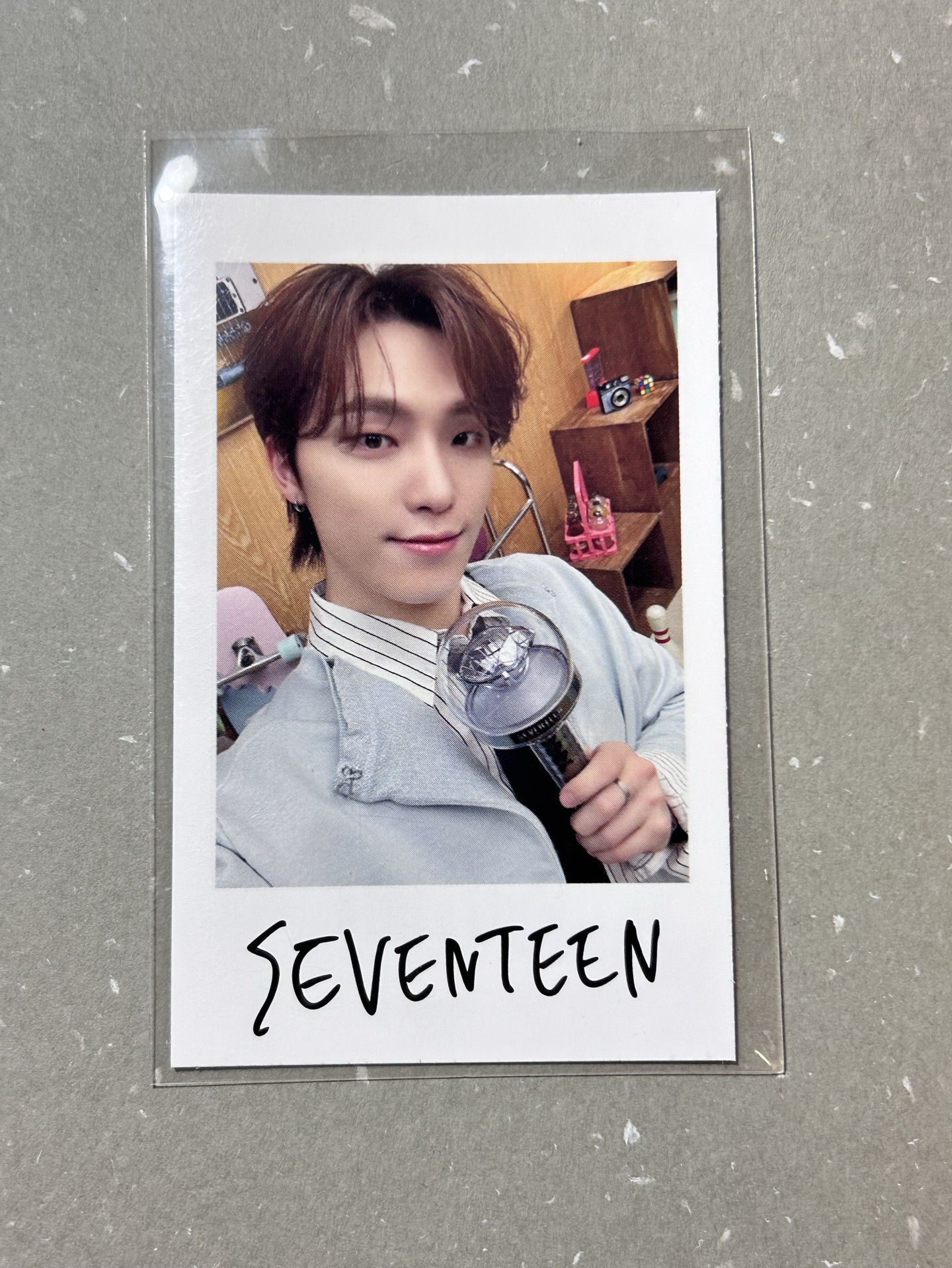 holiday 拍立得貼紙 拿棒燦