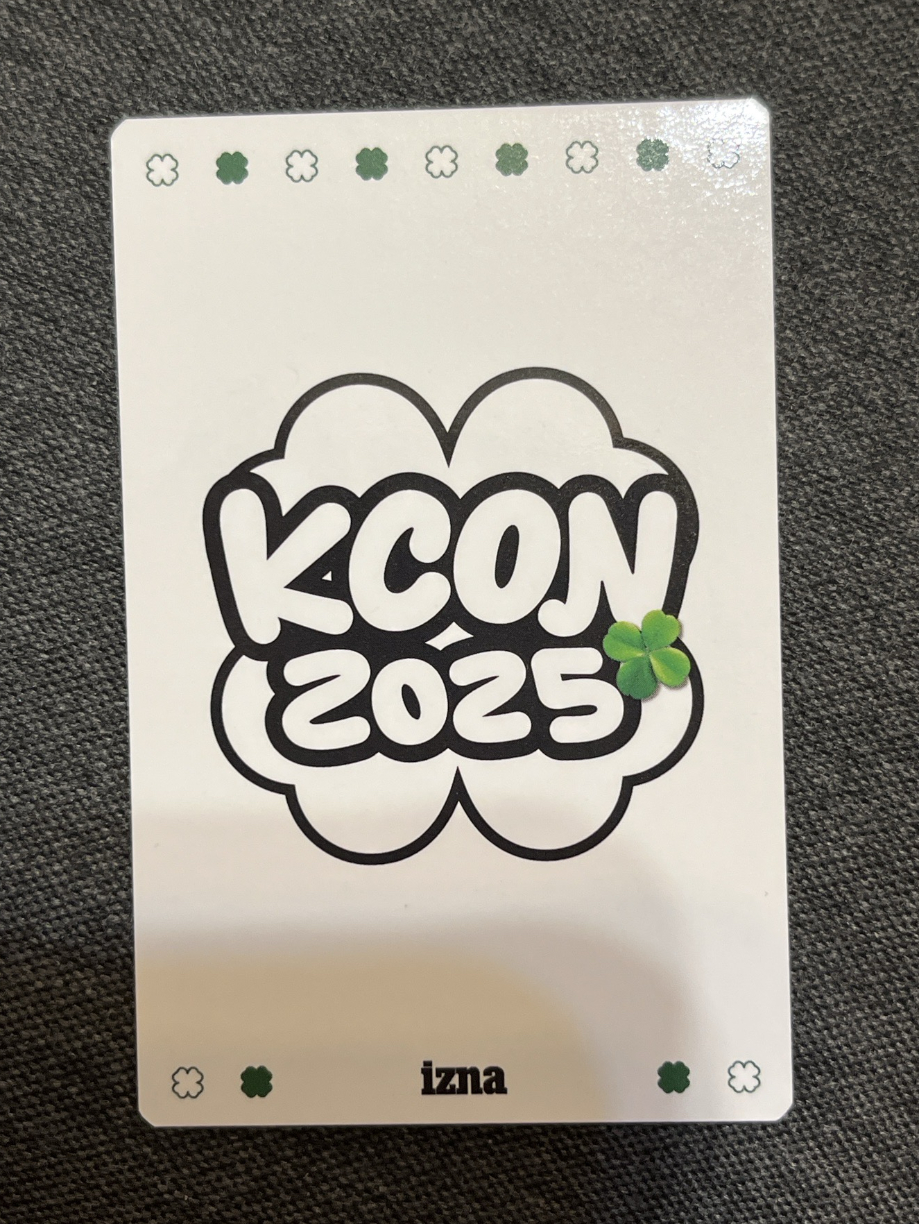 izna柳莎朗 ryu sarang kcon japan2025卡包卡