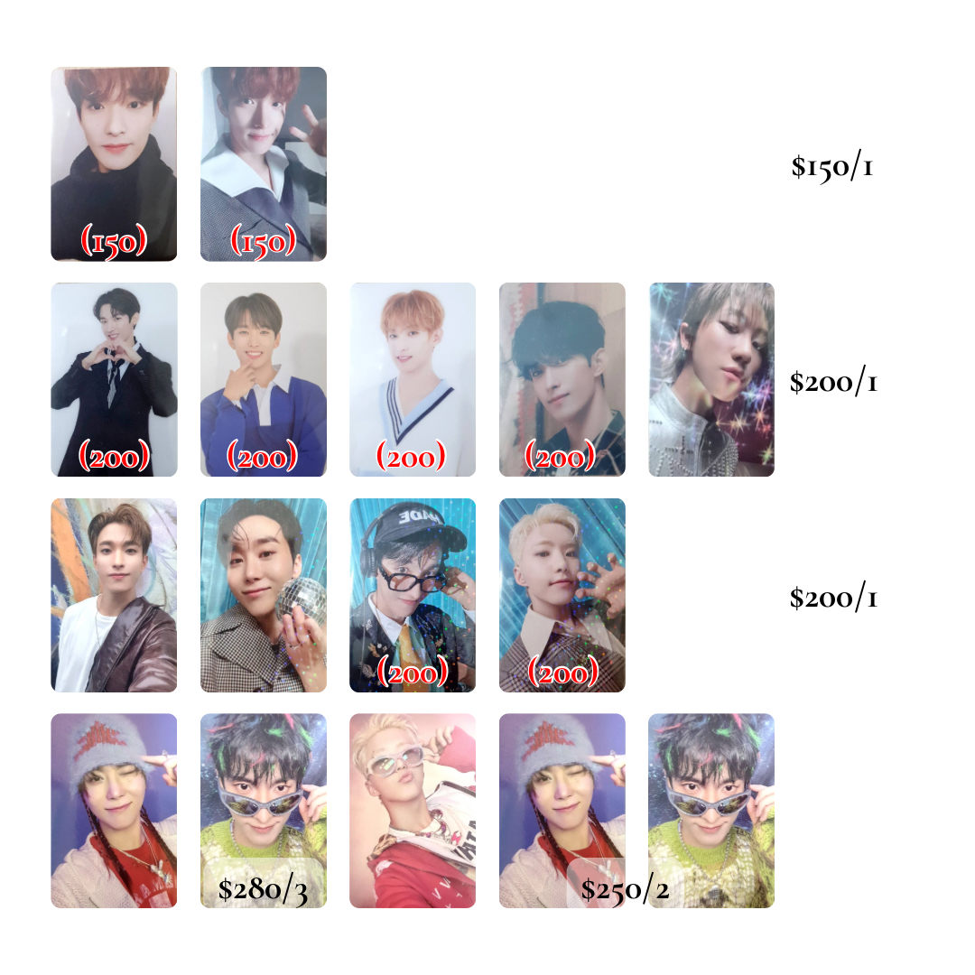 精選專 感謝祭 MINI9 m2u 簽售卡 特一專卡 22’CAFE WC 20’CAFE 21‘CAFE BSS日咖