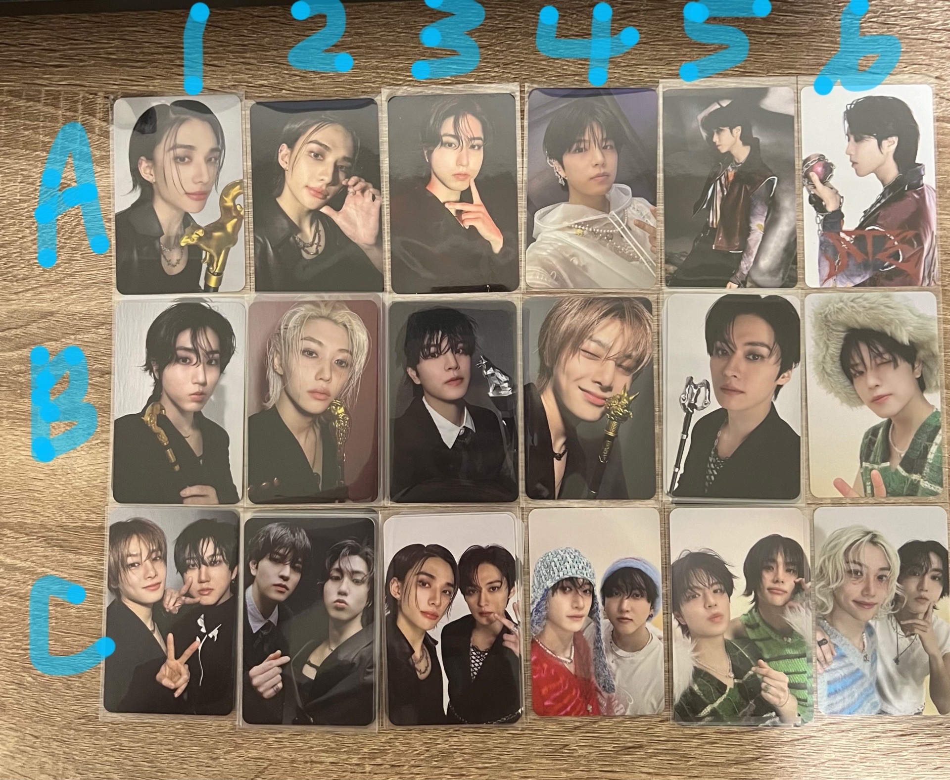 Stray kids ATE 專卡 小卡 雙人卡 普版 限量 信封 電子