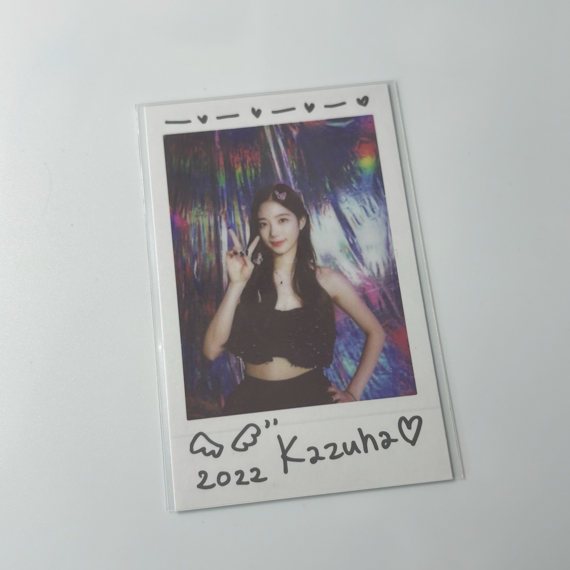 Kazuha 中村一葉 Antifragile 官周拍立得 蝴蝶葉