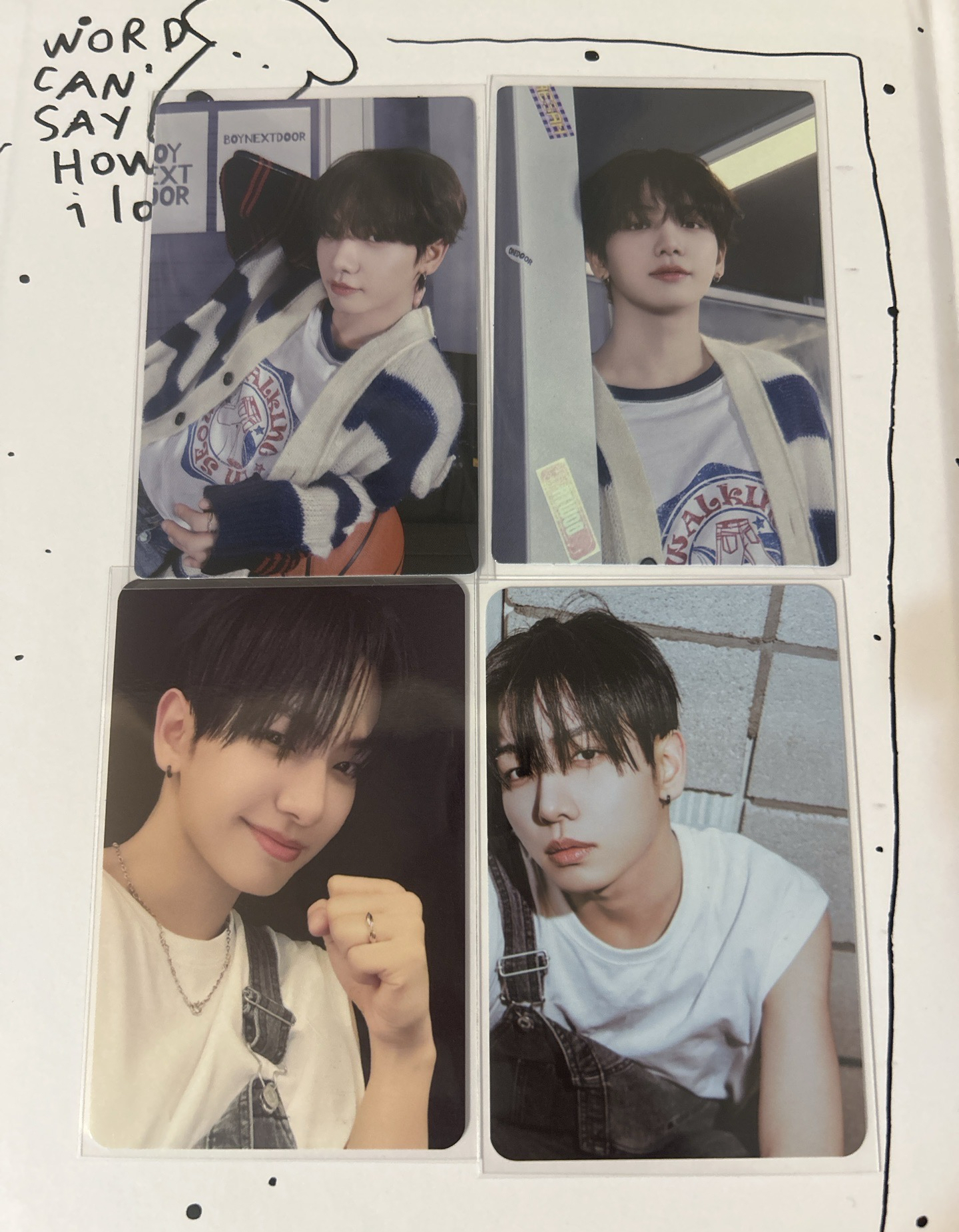 BND boynextdoor 明宰鉉knock on隨機卡卡包卡