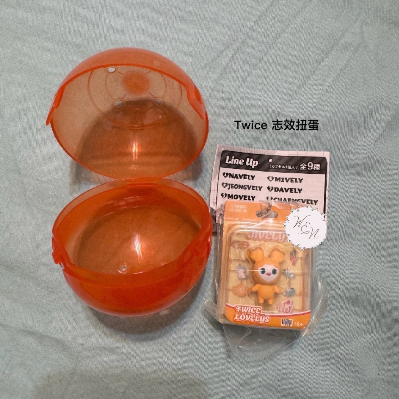 Twice 志效 扭蛋 含蛋殼+蛋紙