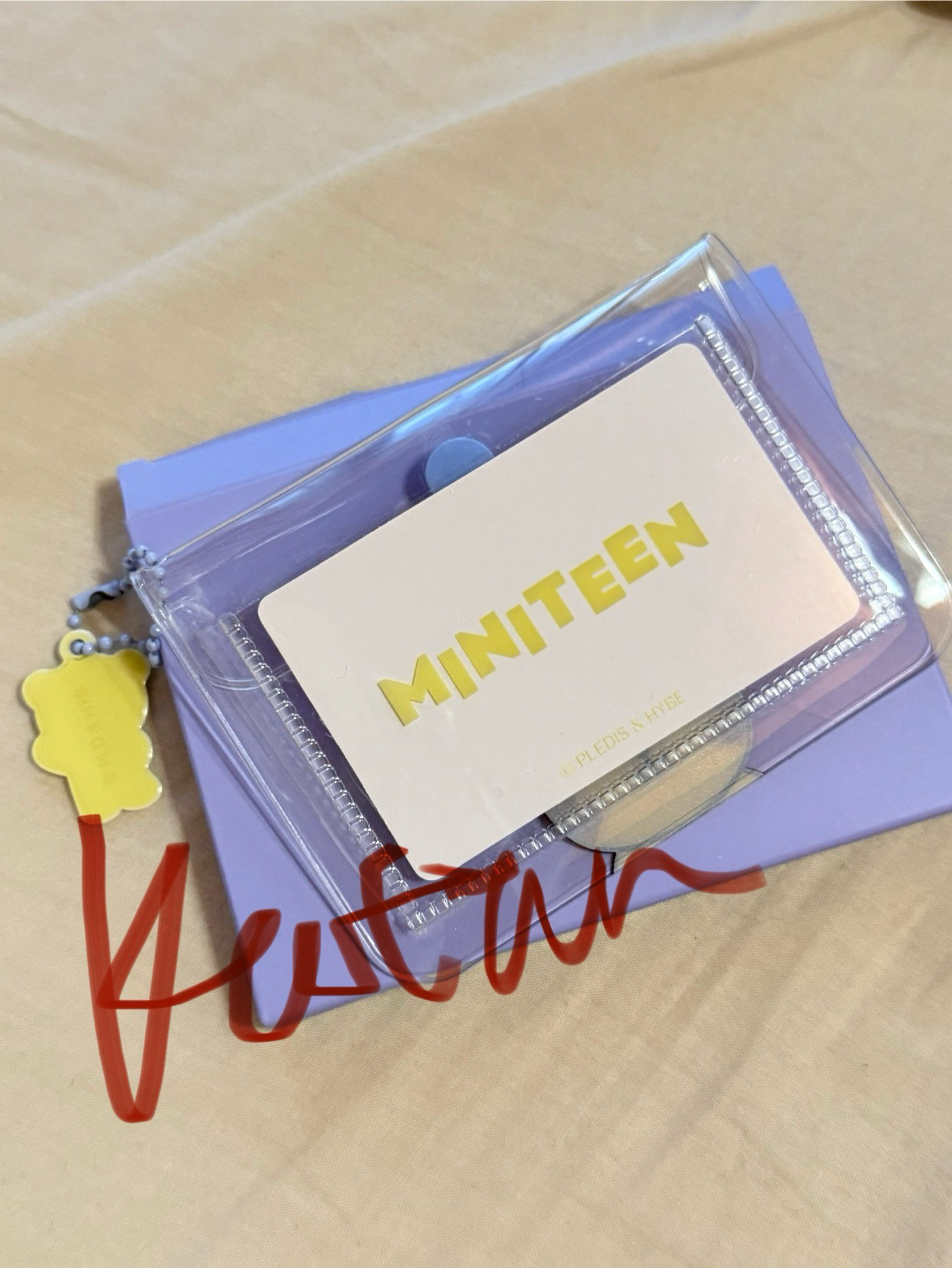 Seventeen miniteen pvc pouch hoshi 榮