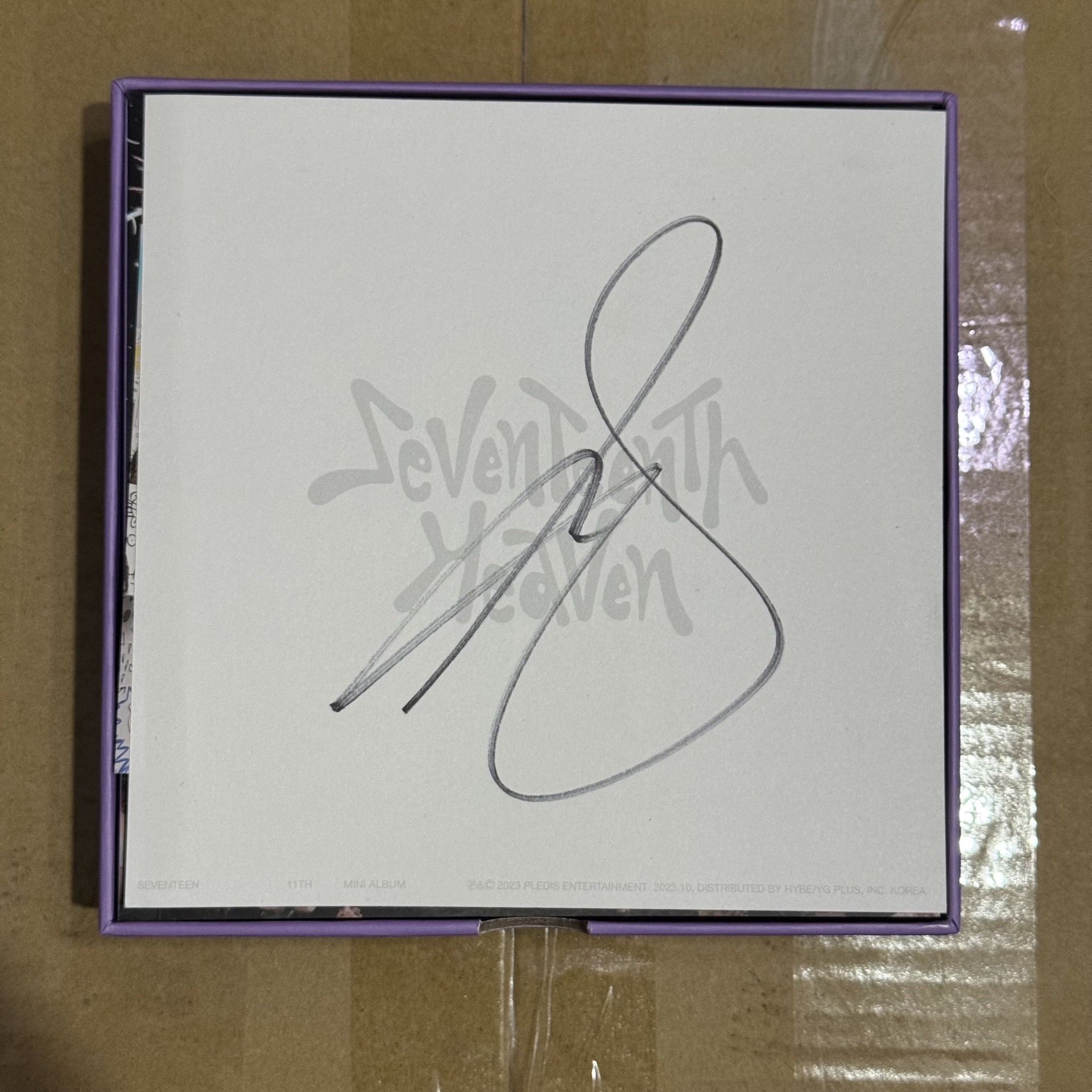 SEVENTEEN 迷十一 美國親簽專 the8 徐明浩 親簽