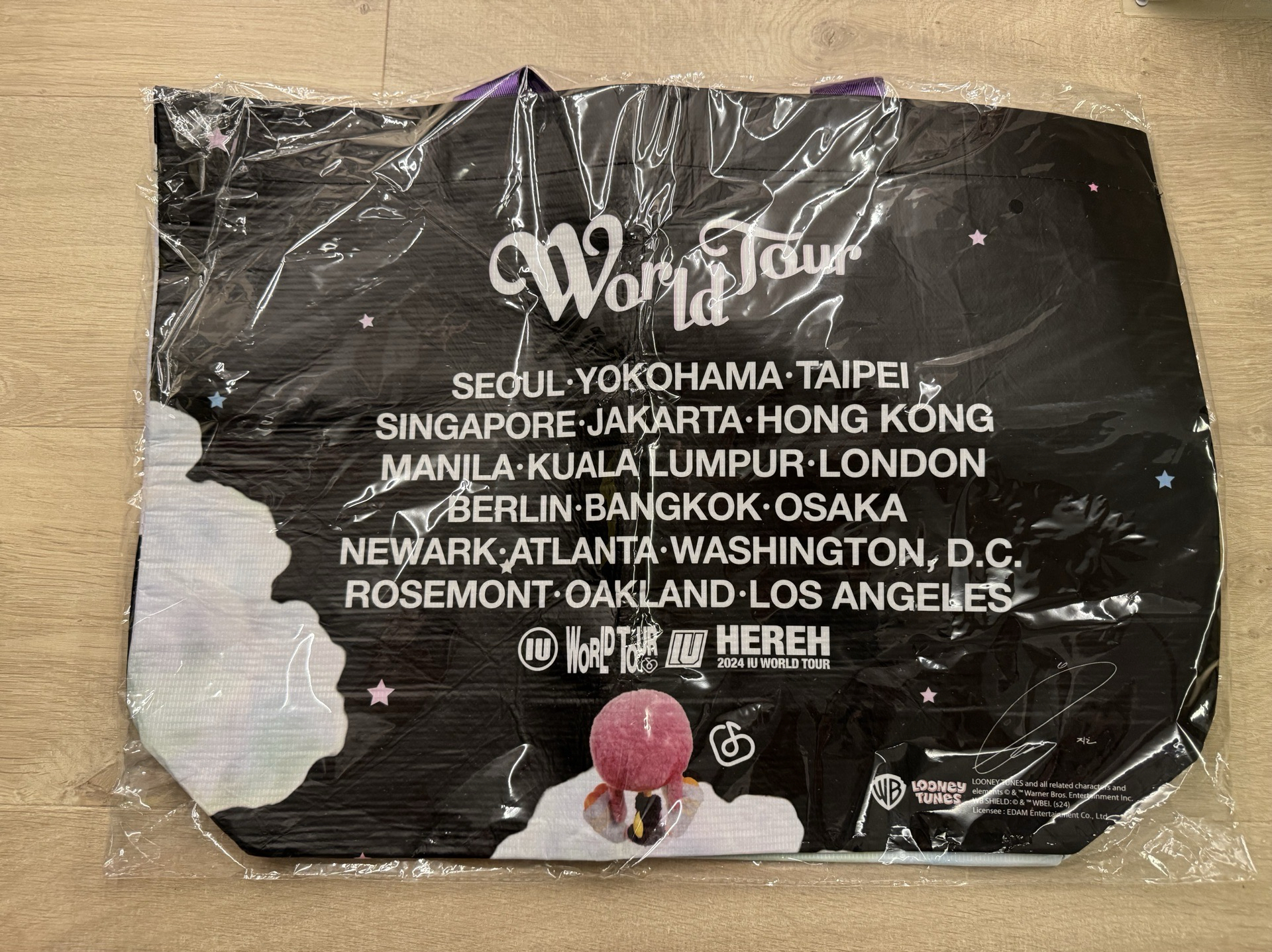 IU 李知恩 崔弟 環保袋（全新未拆封）