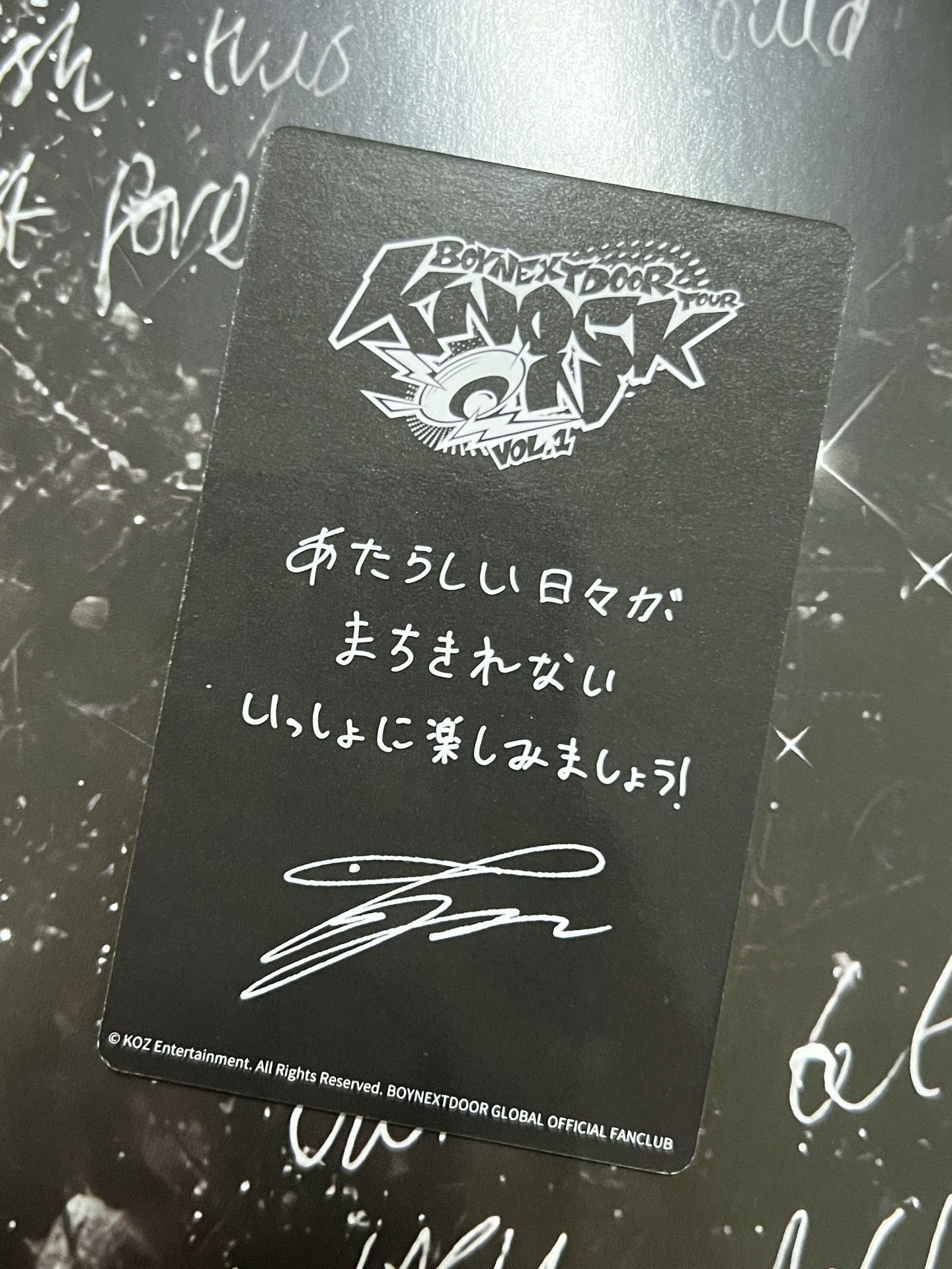 Knock On Vol’1 新入會卡 LEEHAN