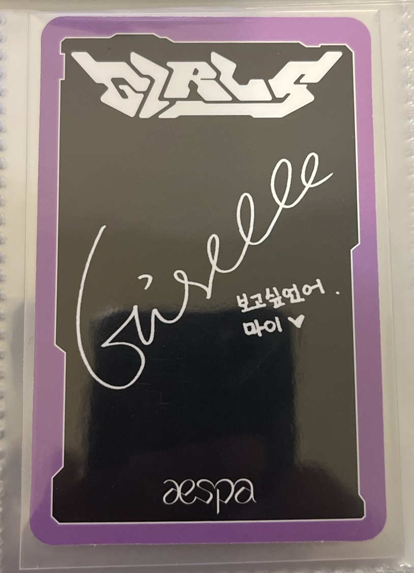 Girls 專輯卡 R版吉 素顏吉