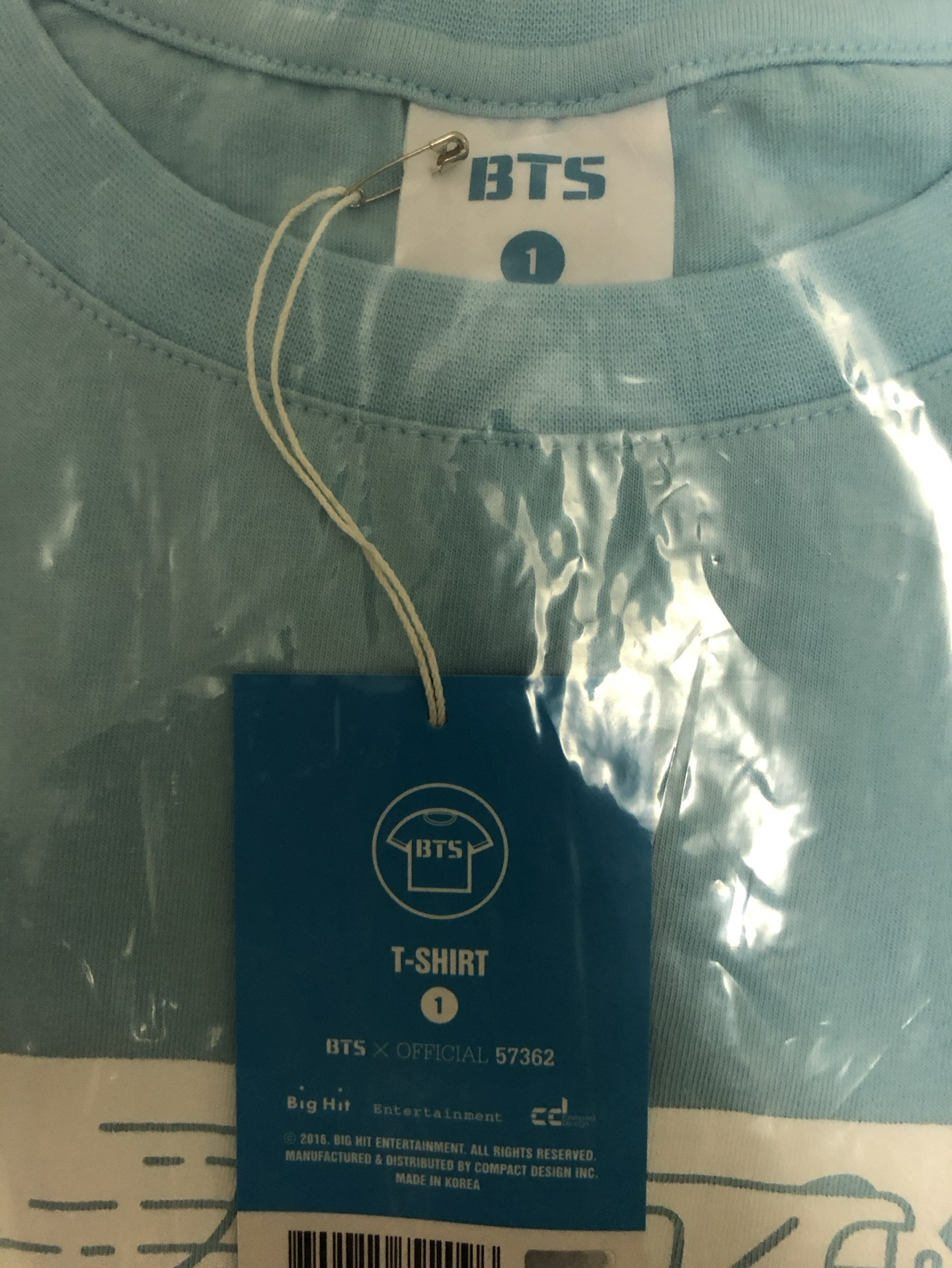 BTS 防彈少年團 日本三期 周邊 上衣Tshirt 1 君に届く