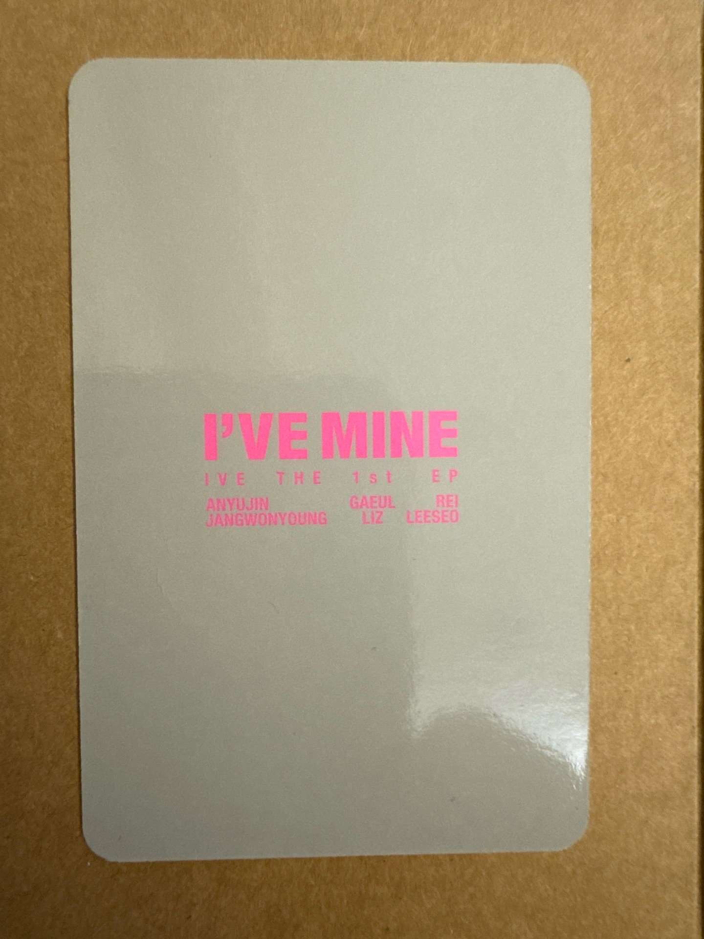 I'VE MINE 專輯卡 BADDIE ver. 專卡