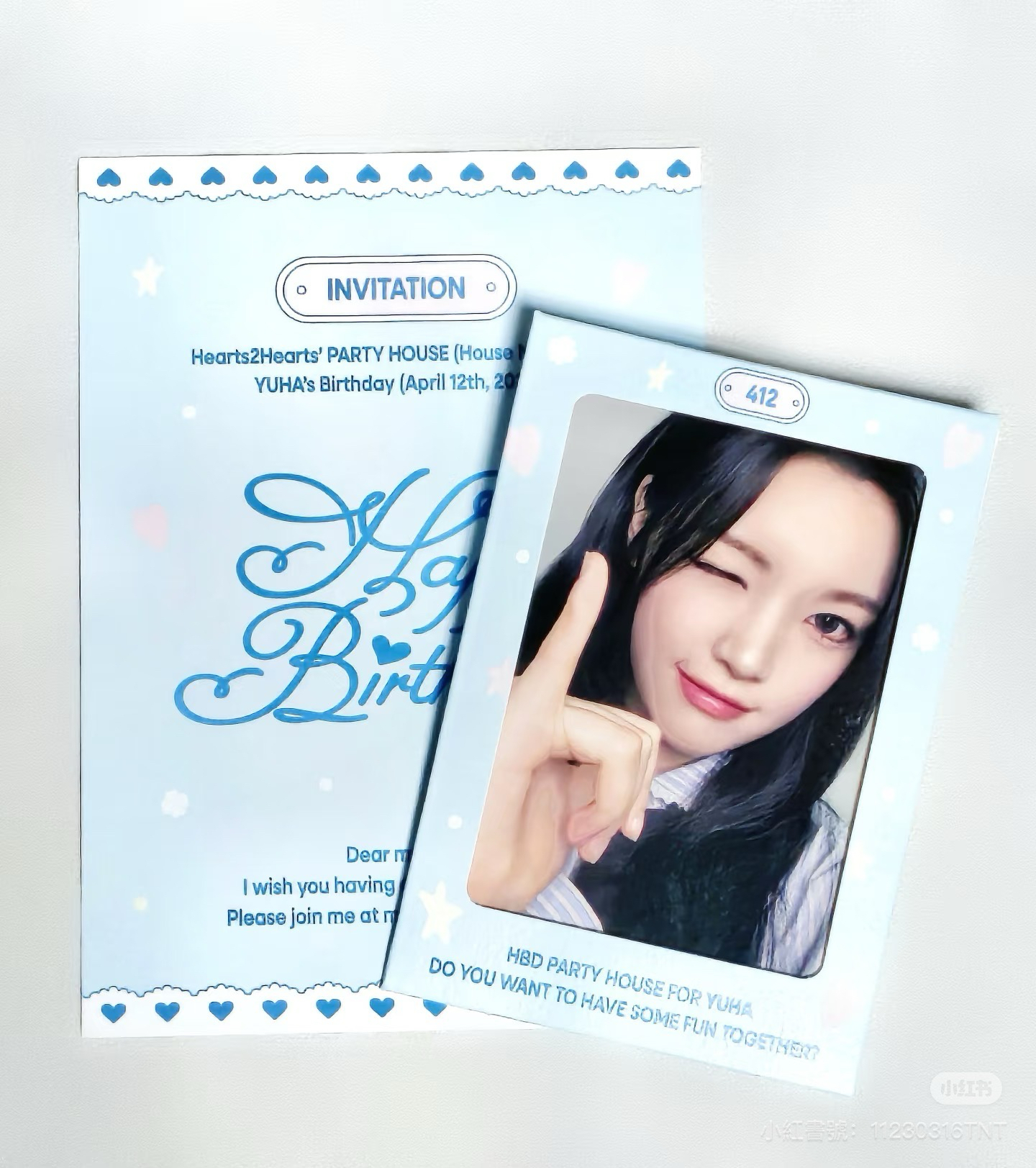 Yuha 2025生日周邊卡