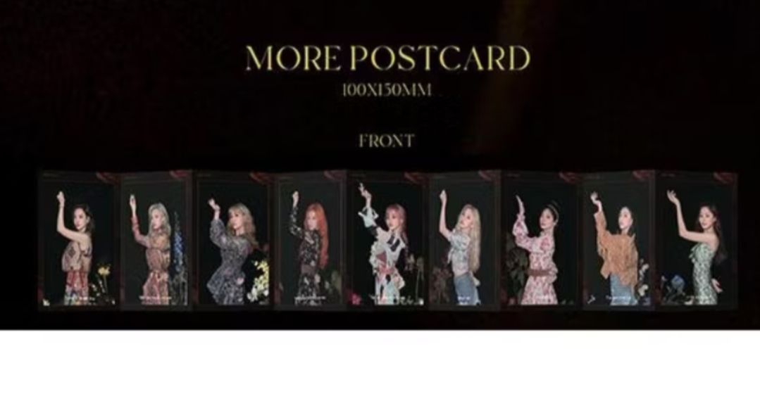 TWICE more&more摺頁明信片