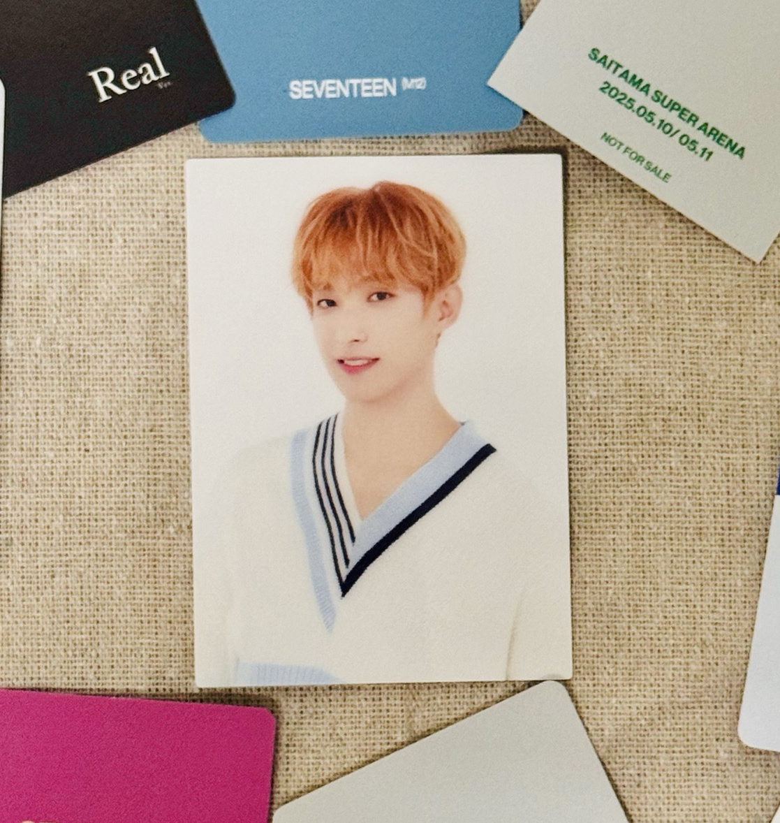 SEVENTEEN 碩珉 DK  2021 cafe日週卡 實體超好看 不用帶卡