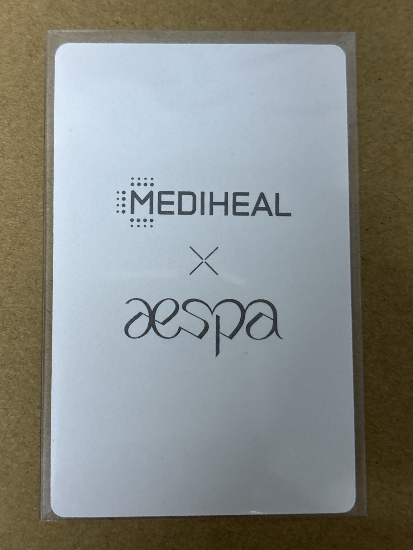 aespa Karina 柚子 代言卡 mediheal1.0柚