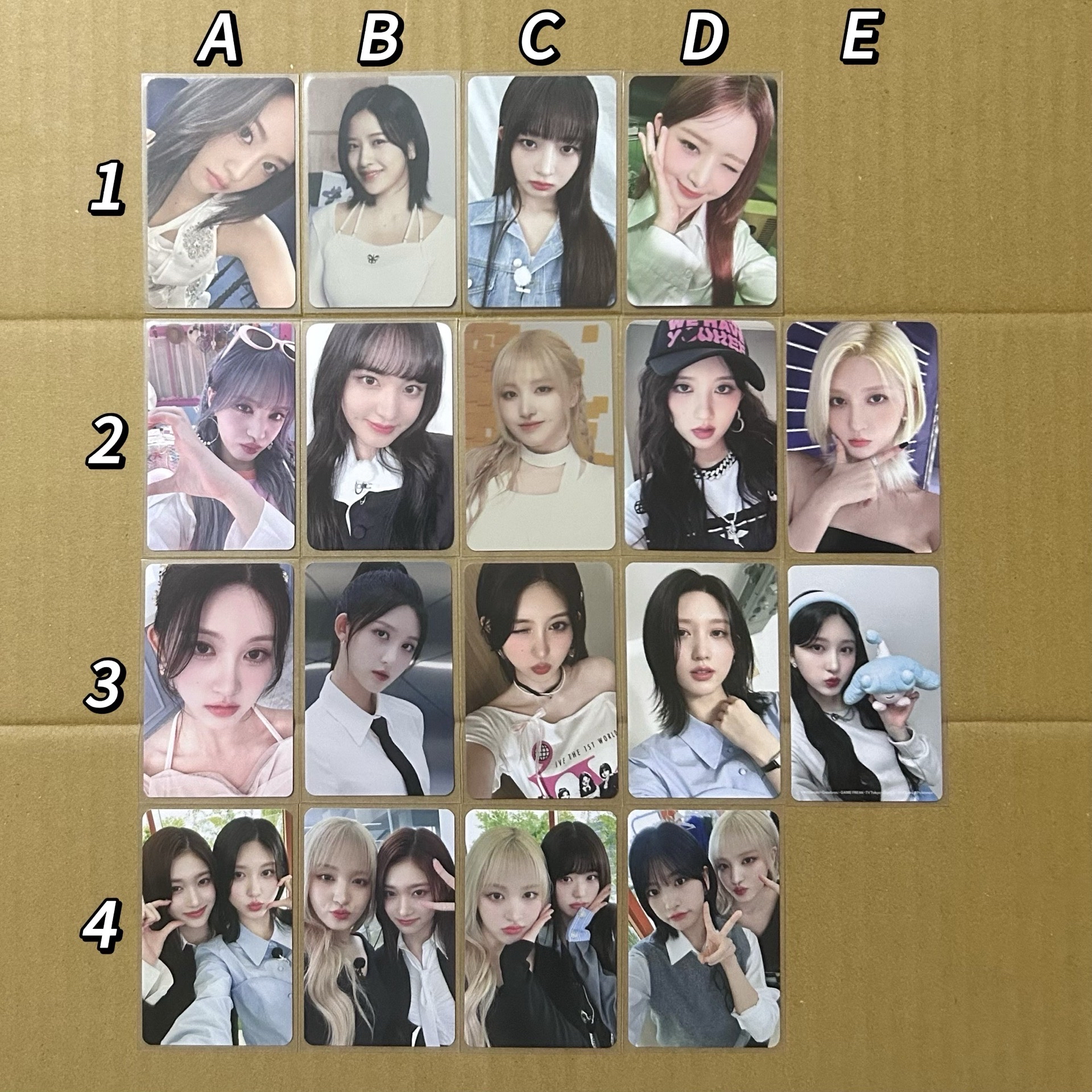 ive 小卡 隨機卡 雙人卡 兪真 秋天 rei Liz 員瑛 李瑞