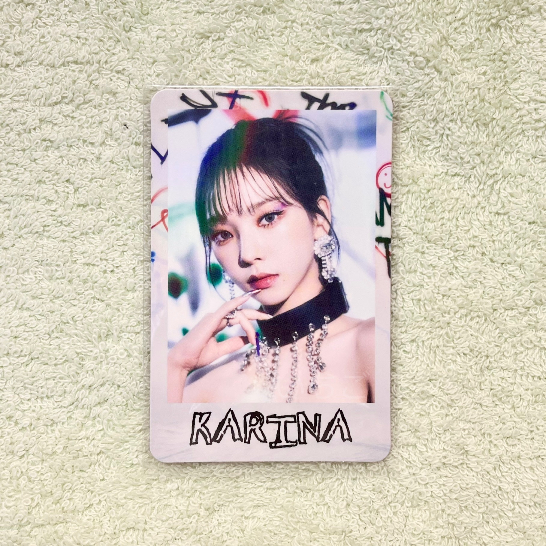 Karina💙STAMP ON IT 白版隨機卡官拍