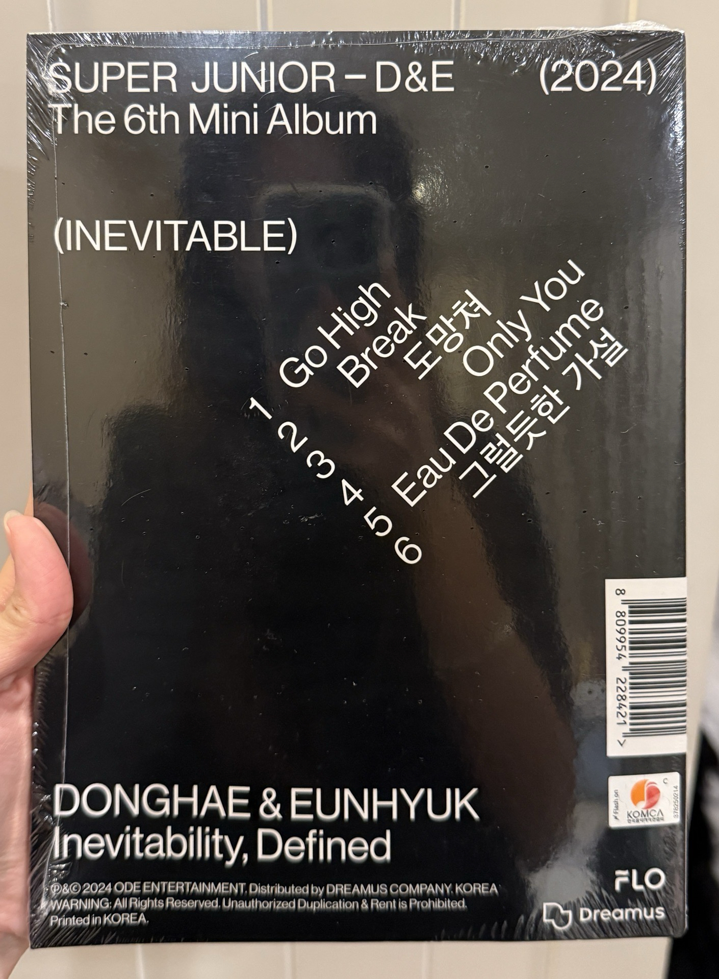 SUPER JUNIOR D&E INEVITABLE 迷你六輯 B 綠字ver.