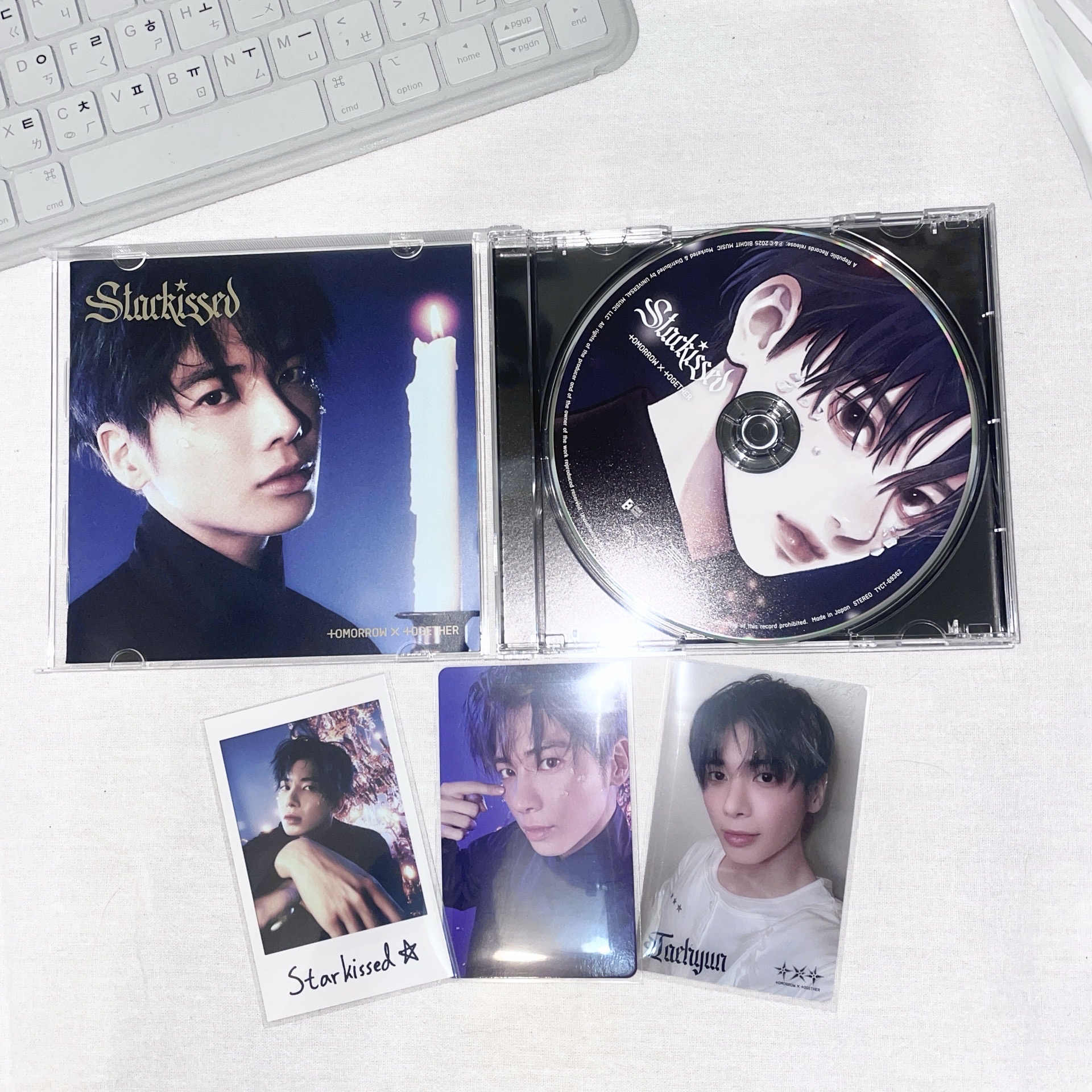 𝙎𝙩𝙖𝙧𝙠𝙞𝙨𝙨𝙚𝙙 日咖/環球特典卡 + 自拍卡C + 拍立得 + 單封（每盤配置如圖）