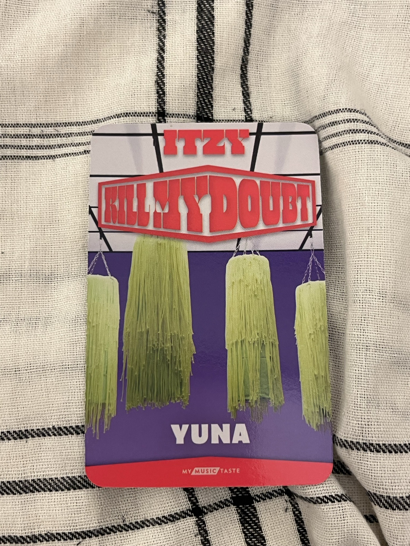 YUNA KILL MY DOUBT MMT 預售特典 洗車場卡背