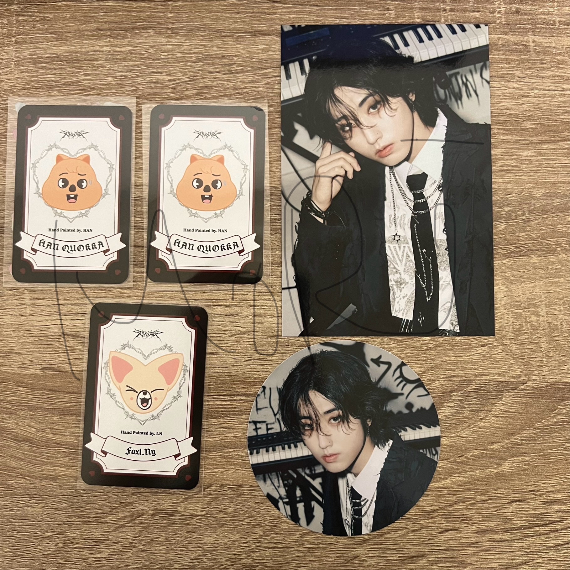 Stray kids 韓國 dominate 咖啡廳 餅乾 套餐 小卡 寅