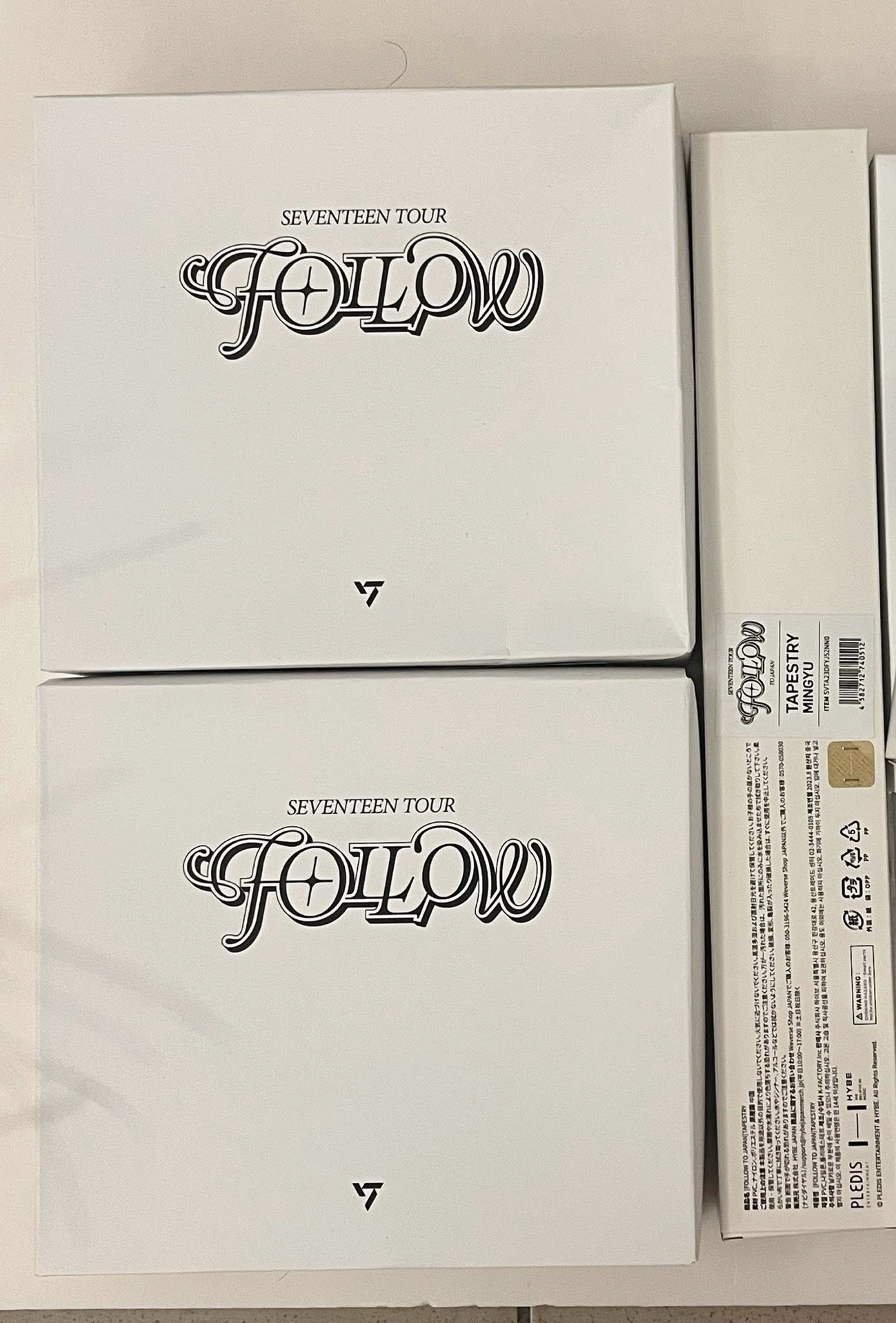 SEVENTEEN FOLLOW 周邊 日巡 卡冊 掛布
