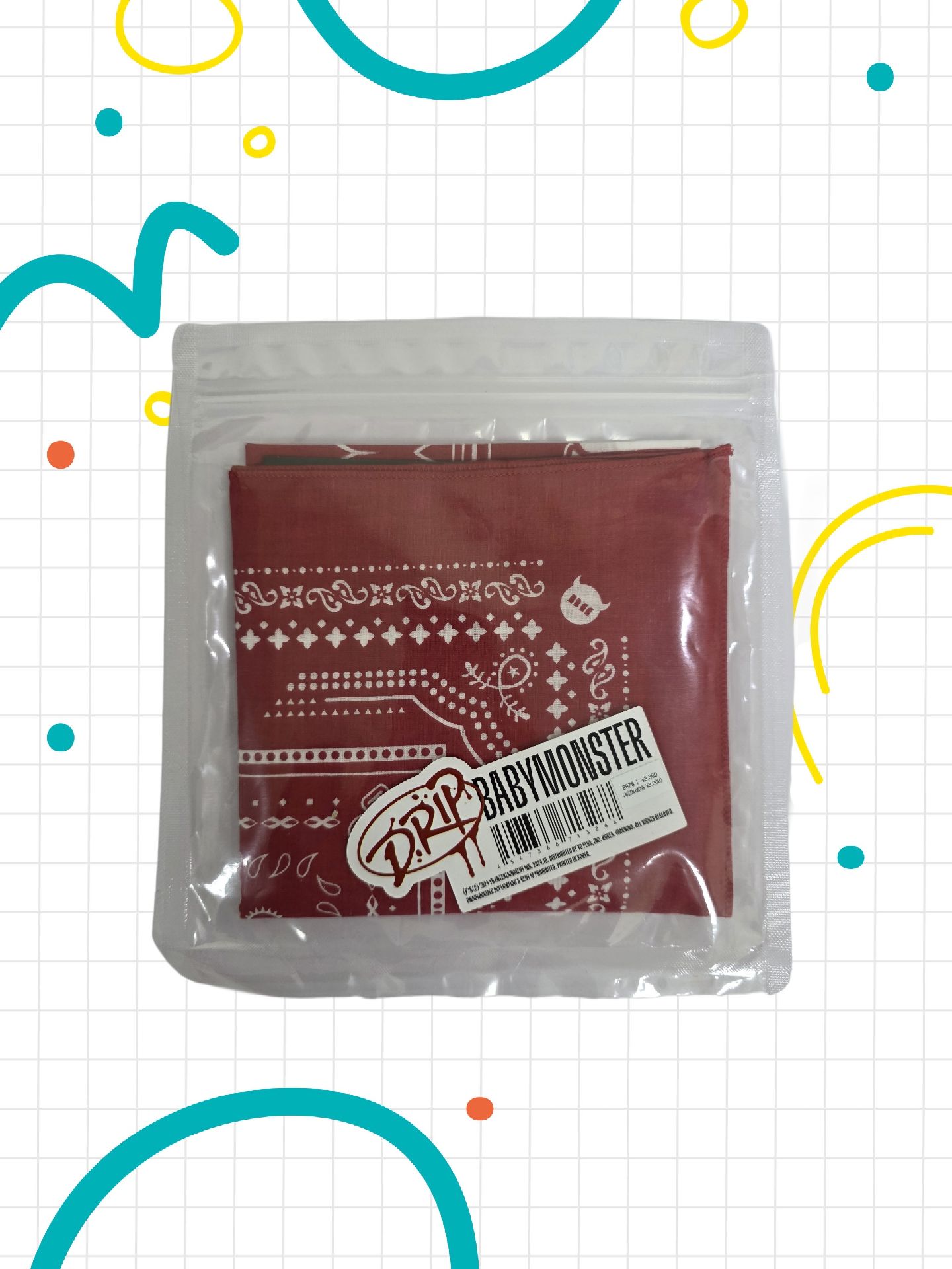 DRIP 正規一專輯 BANDANA Ver. 領巾專