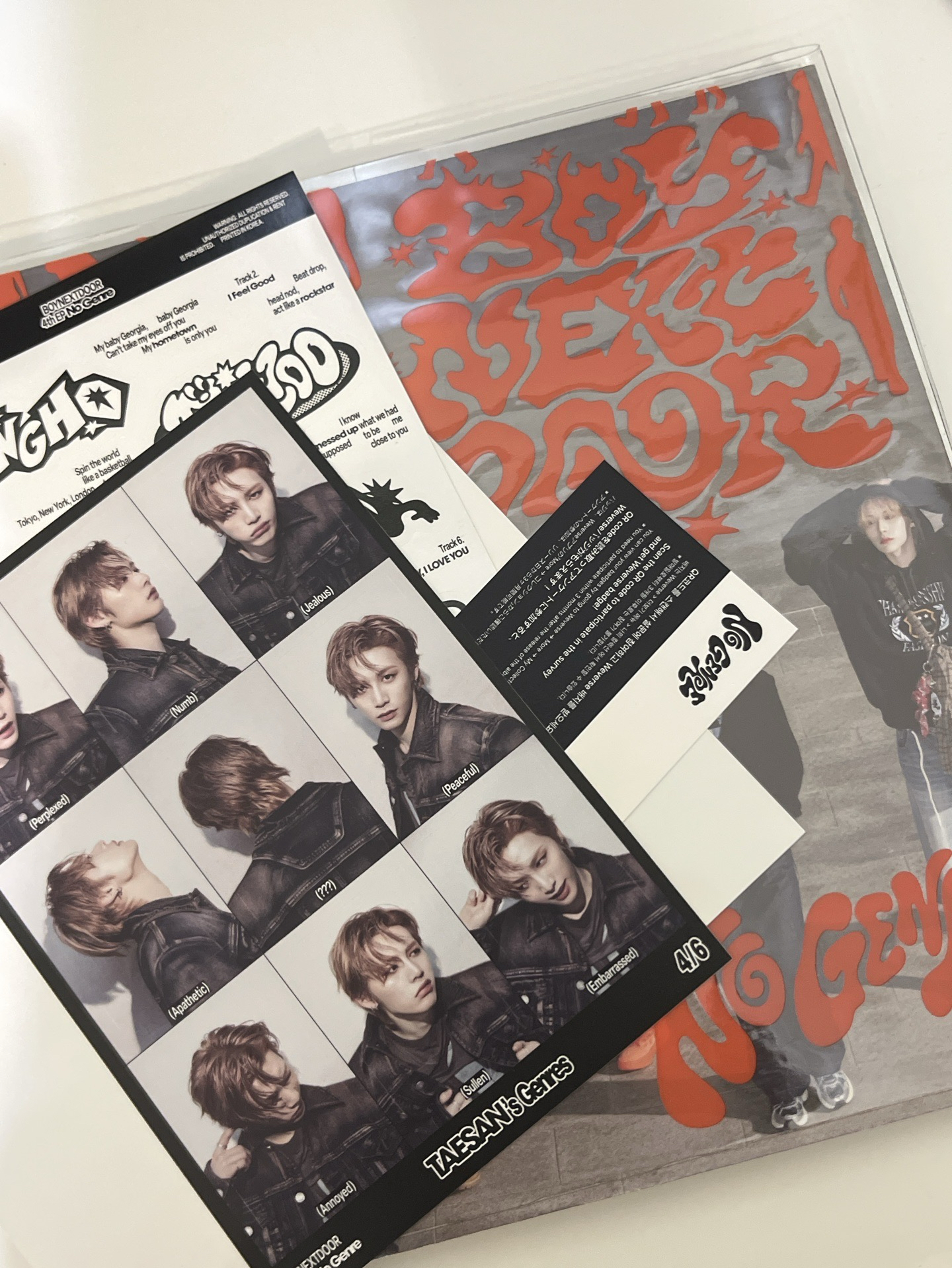 No Genre PB 橘版 空專 有貼紙