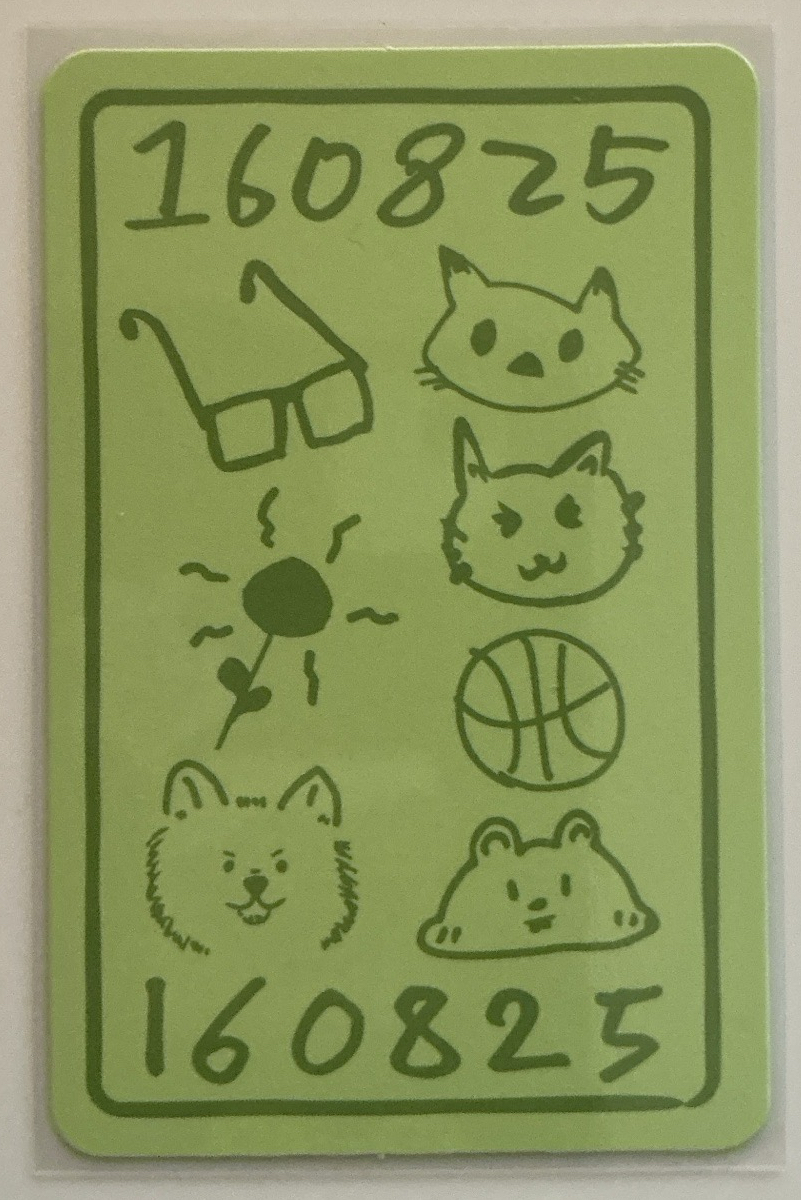 NCT DREAM 六週年周邊 符咒卡