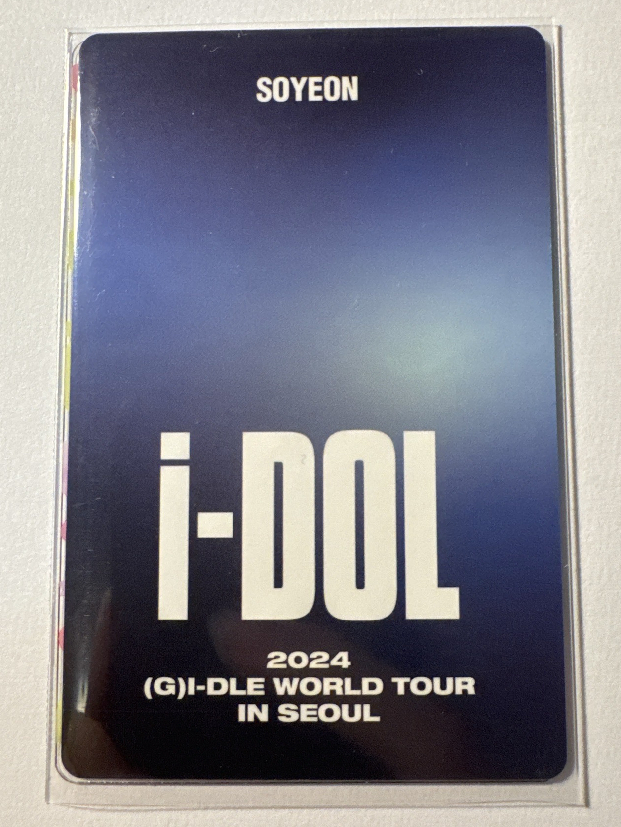 i-dle 小娟2024世巡DVD固配小卡
