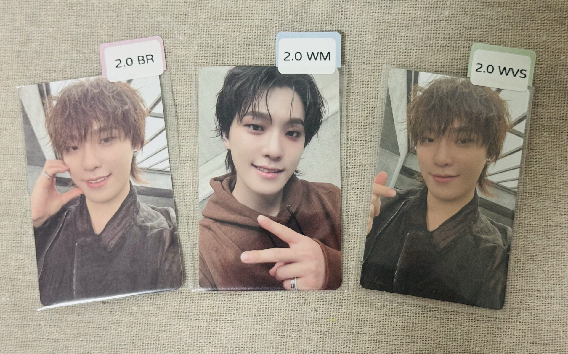 SEVENTEEN 燦 Dino 正五LD 三張一組 WVS BR WM 2.0 捲捲頭 一鍵畢業 特價優惠