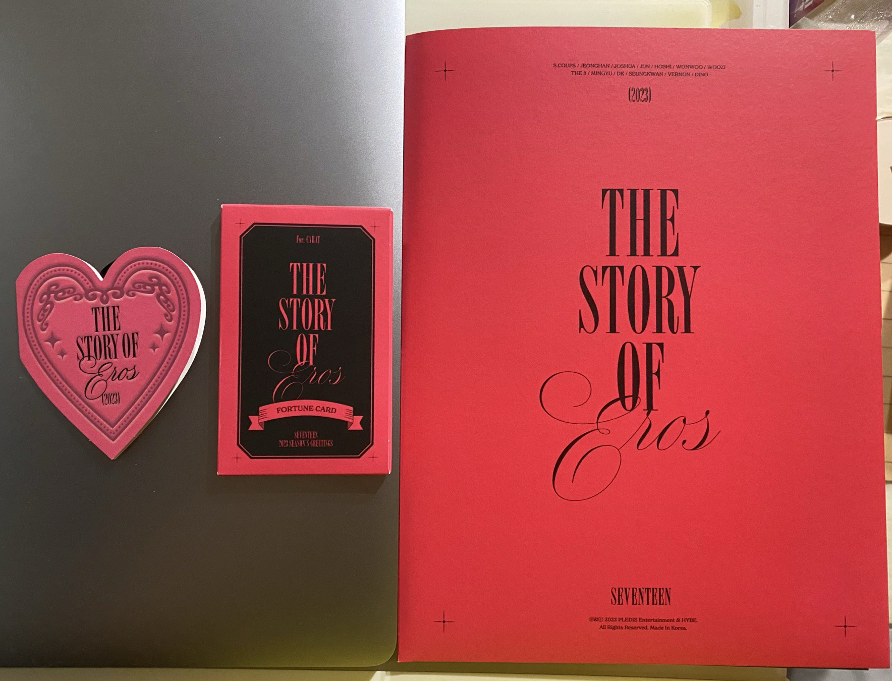 seventeen 2023年曆卡