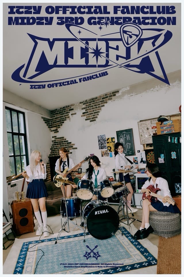 ITZY OFFICIAL FANCLUB MIDZY 3RD GENERATION BAND ITZY