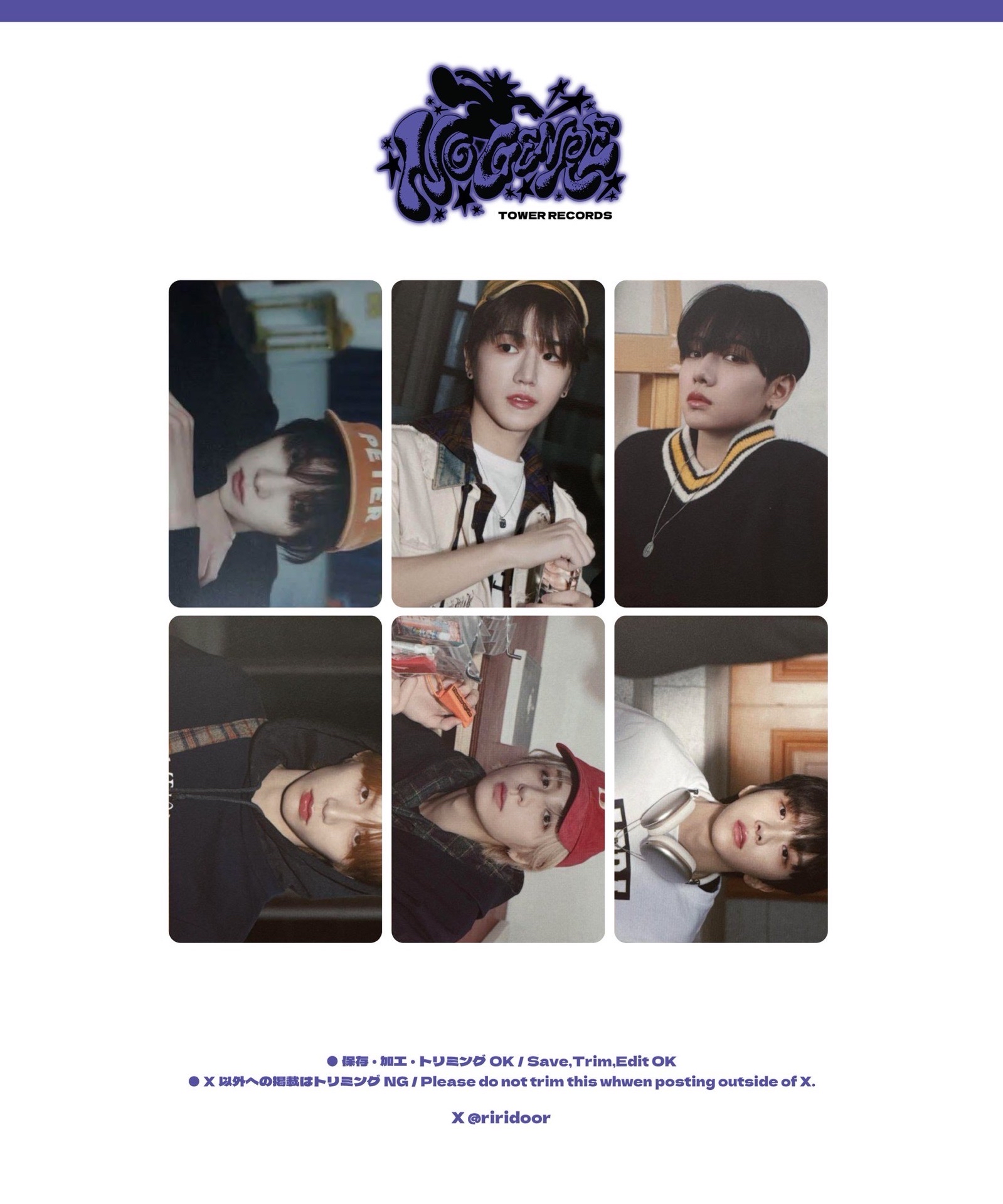 TOWER RECORD tr塔店特典卡