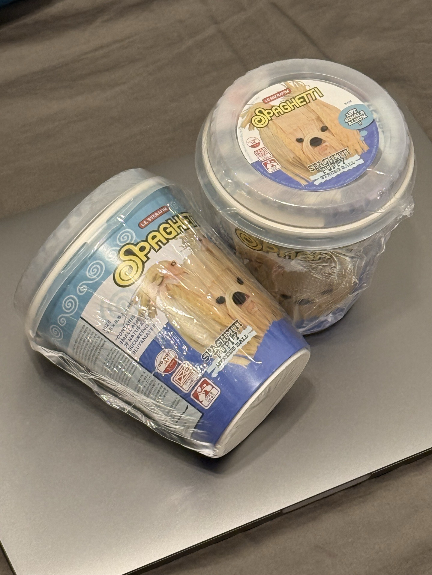 全新未拆 SPAGHETTI 壓力球專