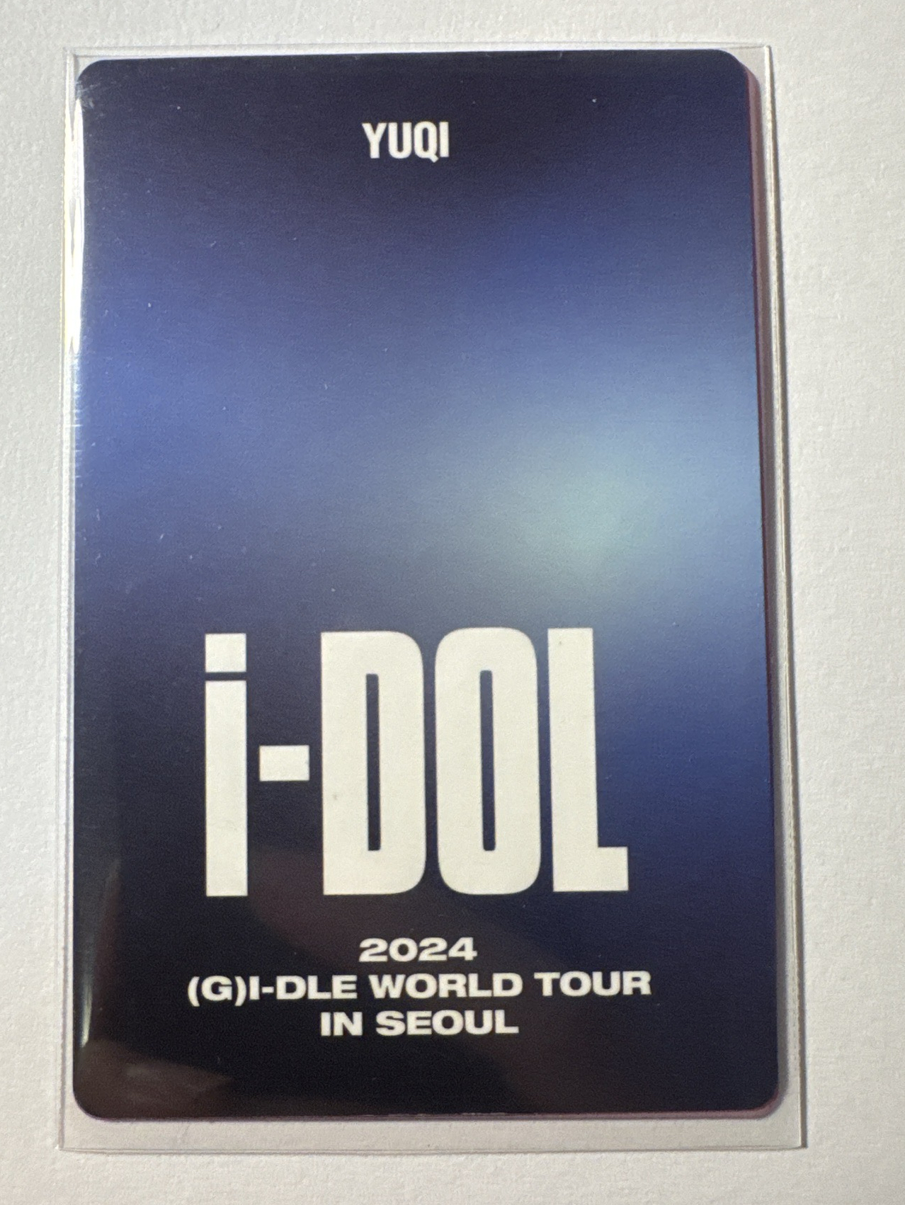 i-dle 雨琦 2024世巡DVD固配小卡