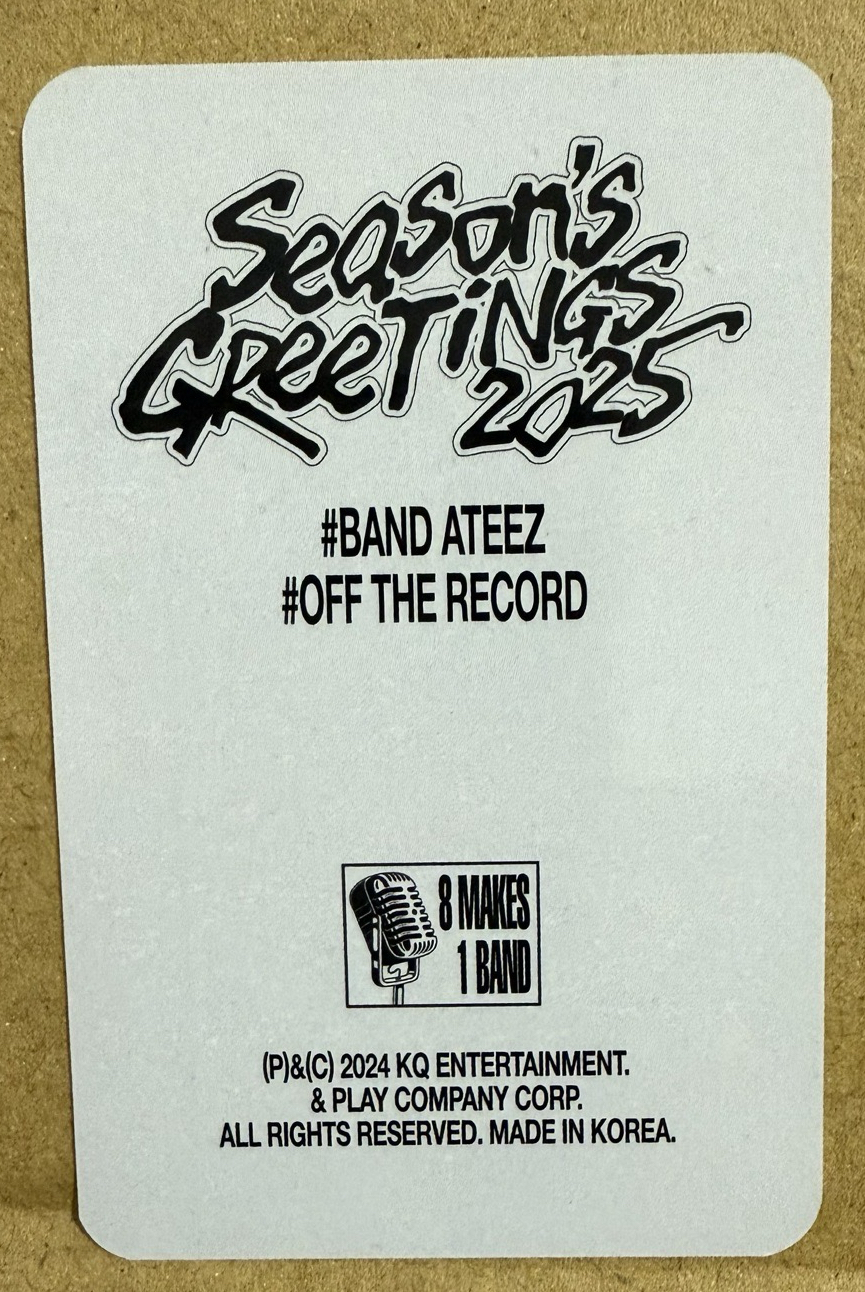 弘中 25年曆 yes24特典卡