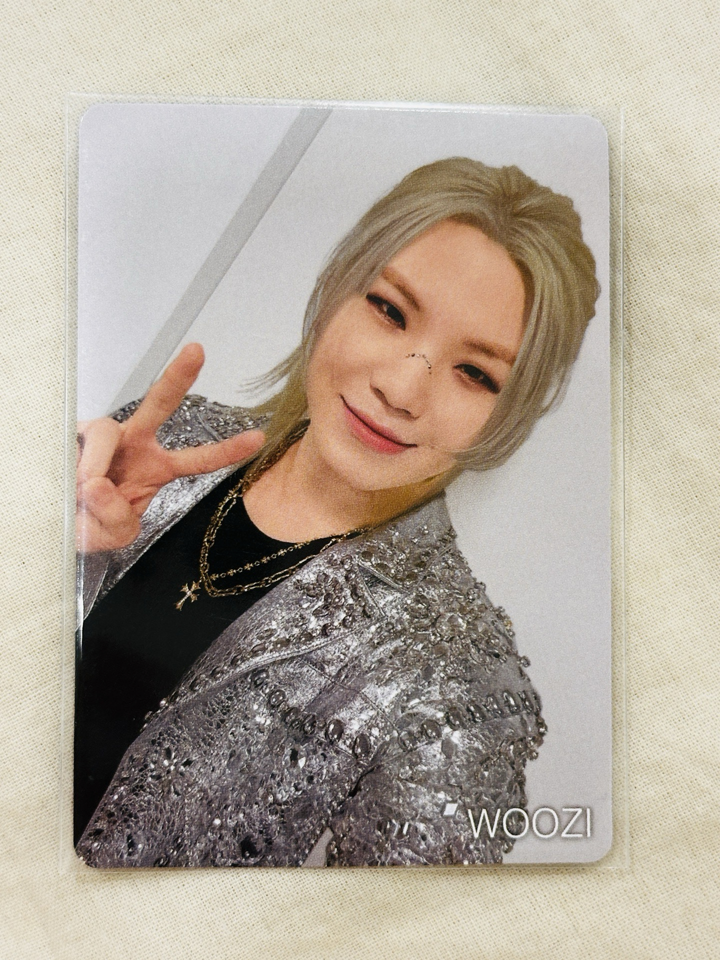 日本W會員特典小卡 Woozi李知勳