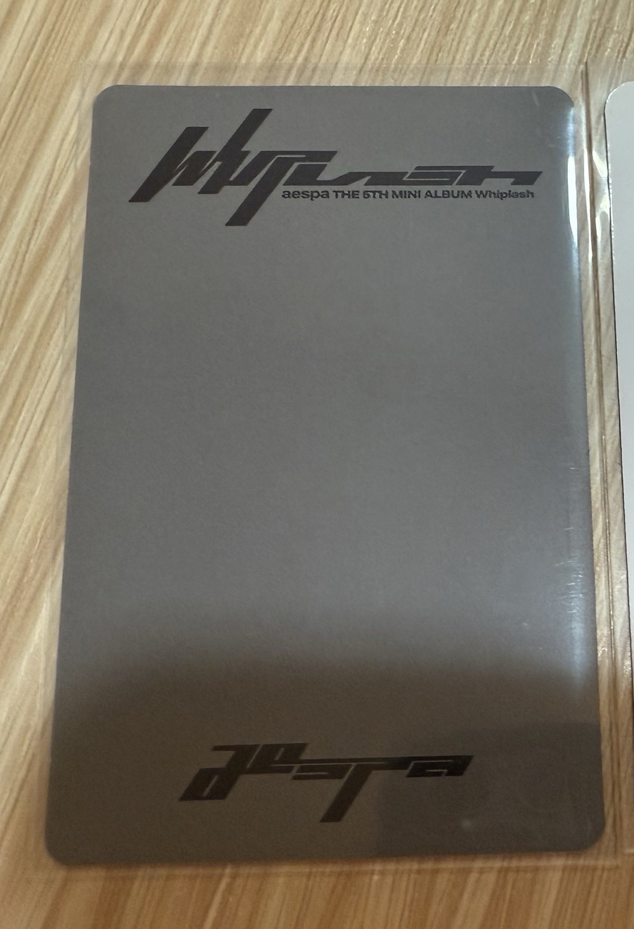 aespa whiplash smini 日專卡寧