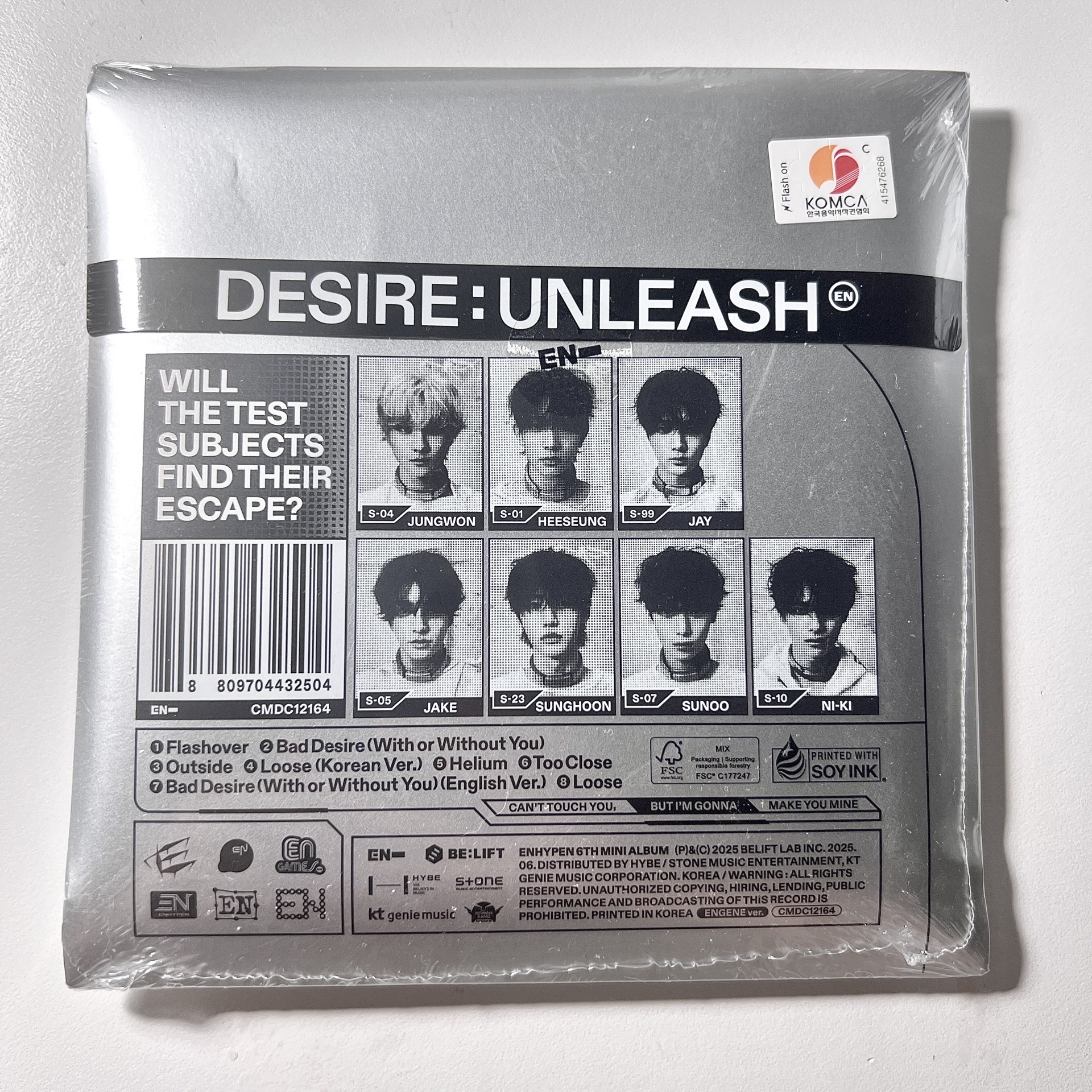 ⋆˚ ENHYPEN ˖° —— 迷六未拆單封