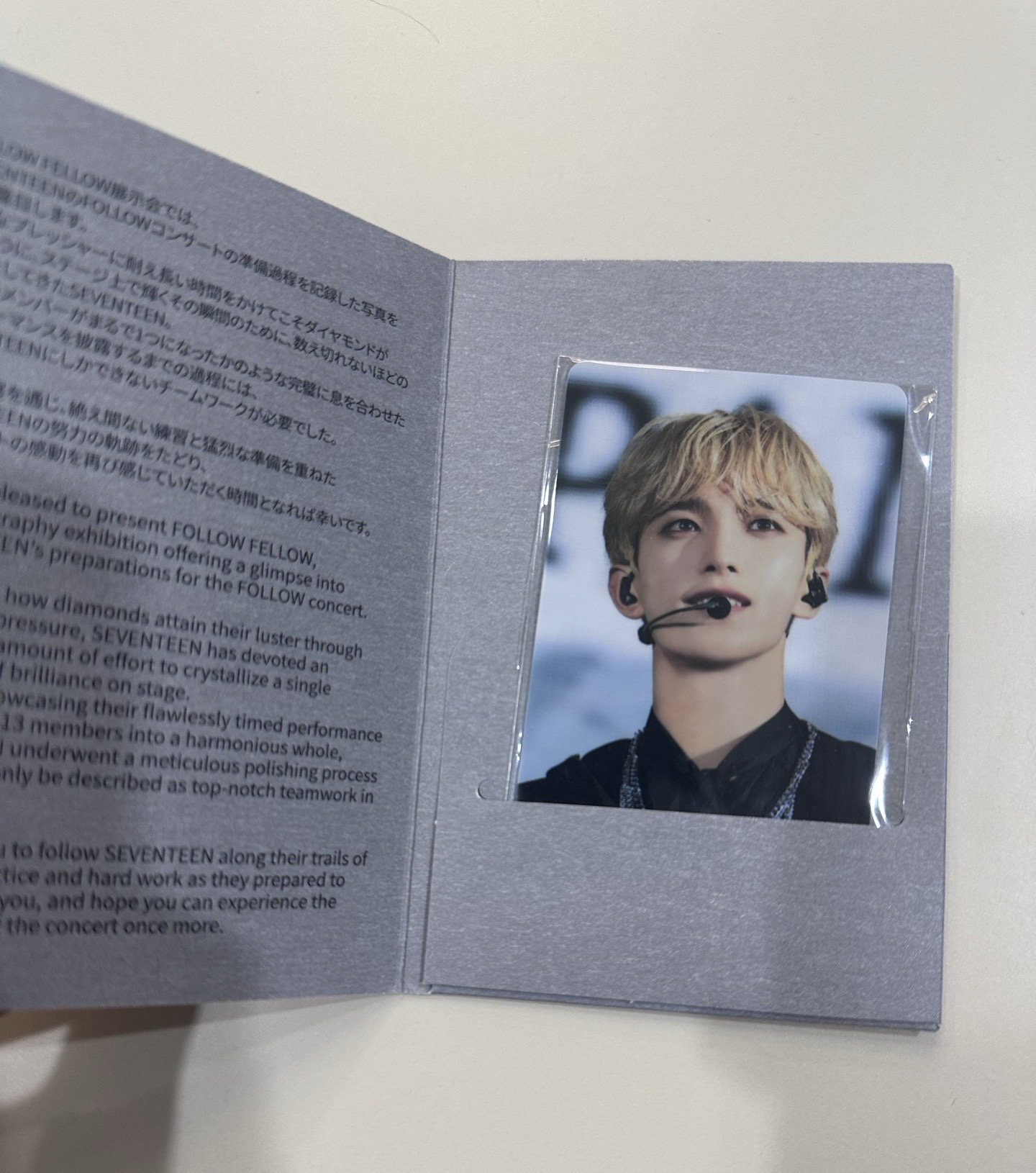 seventeen followfellow 日本前半入場特典 DK