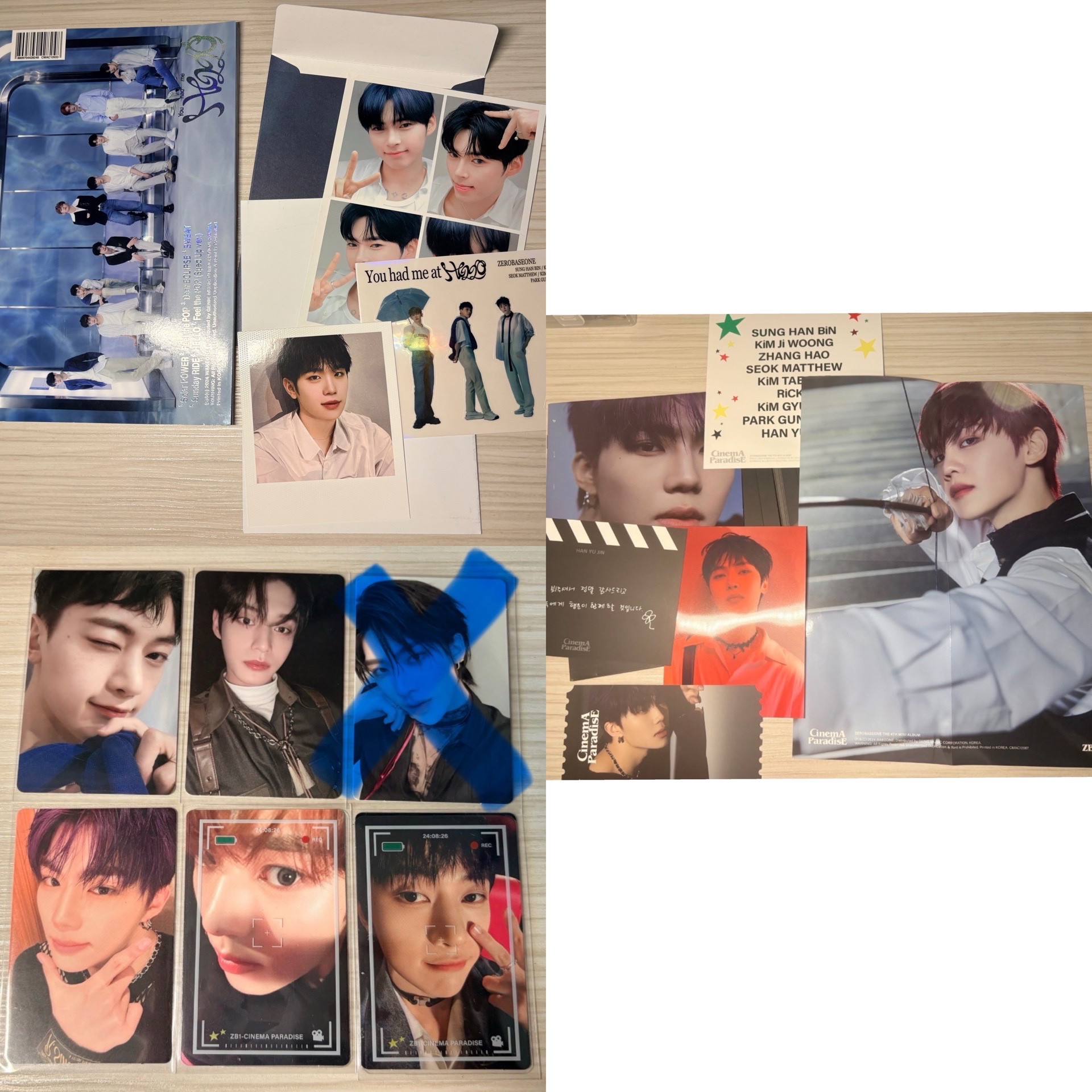 zb1 整圖100‼️空專跟箱子是二手包材 卡都是新包材！