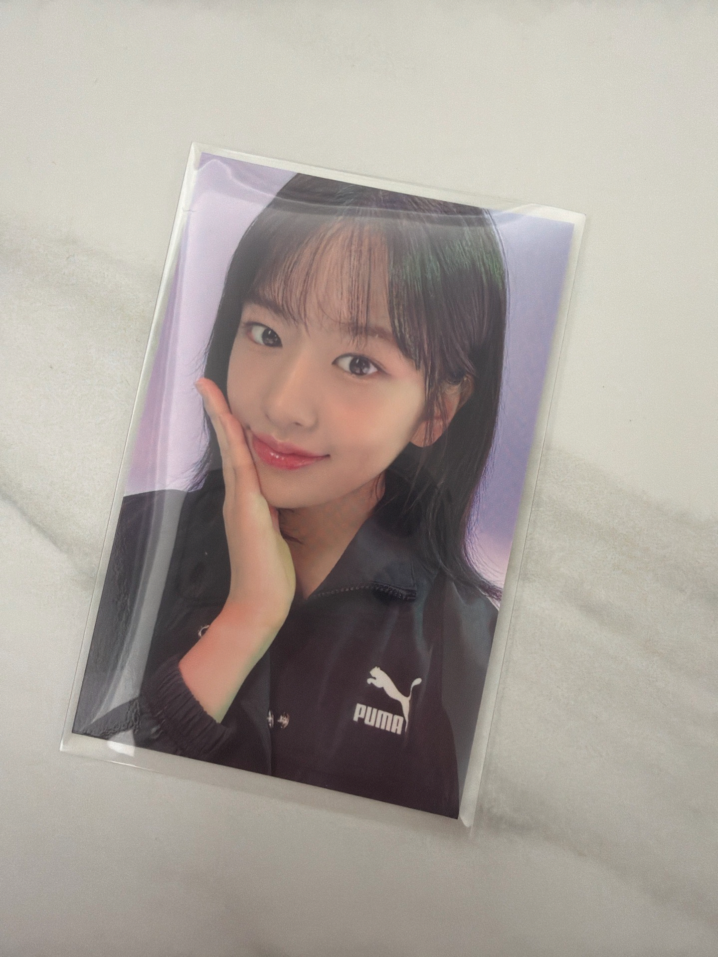 安俞真 puma 代言卡