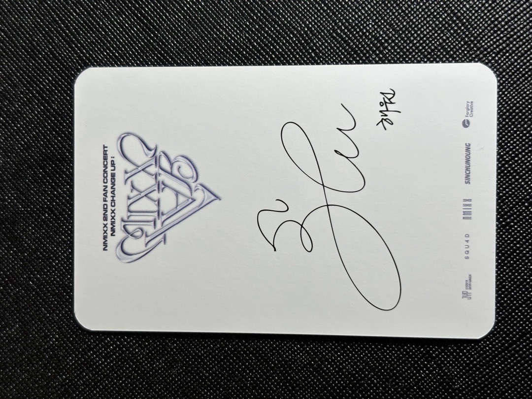 NMIXX 2ND FAN CONCERT IN TAIPEI Day 2 入場卡 Haewon