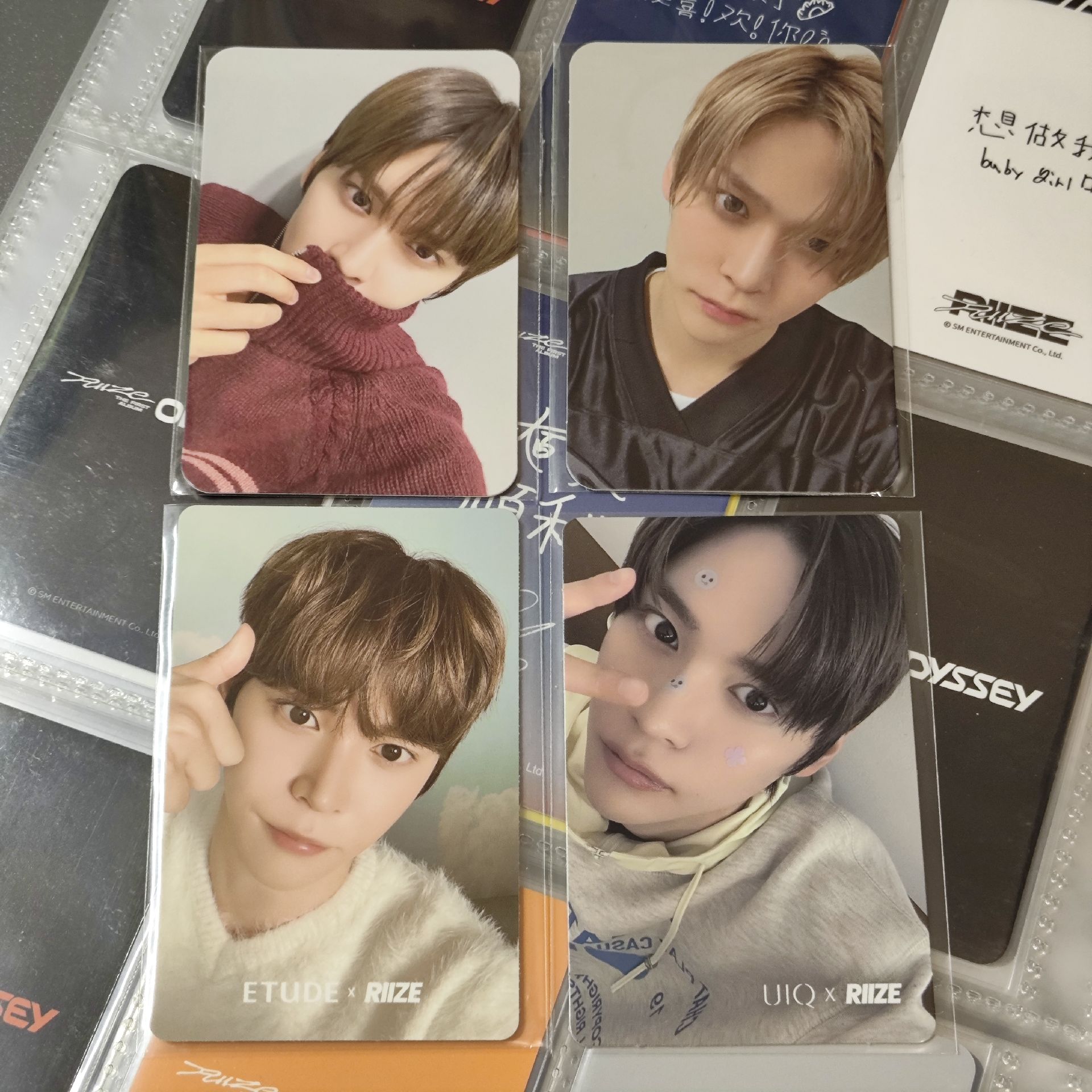 Eunseok 日會會員禮 代言卡