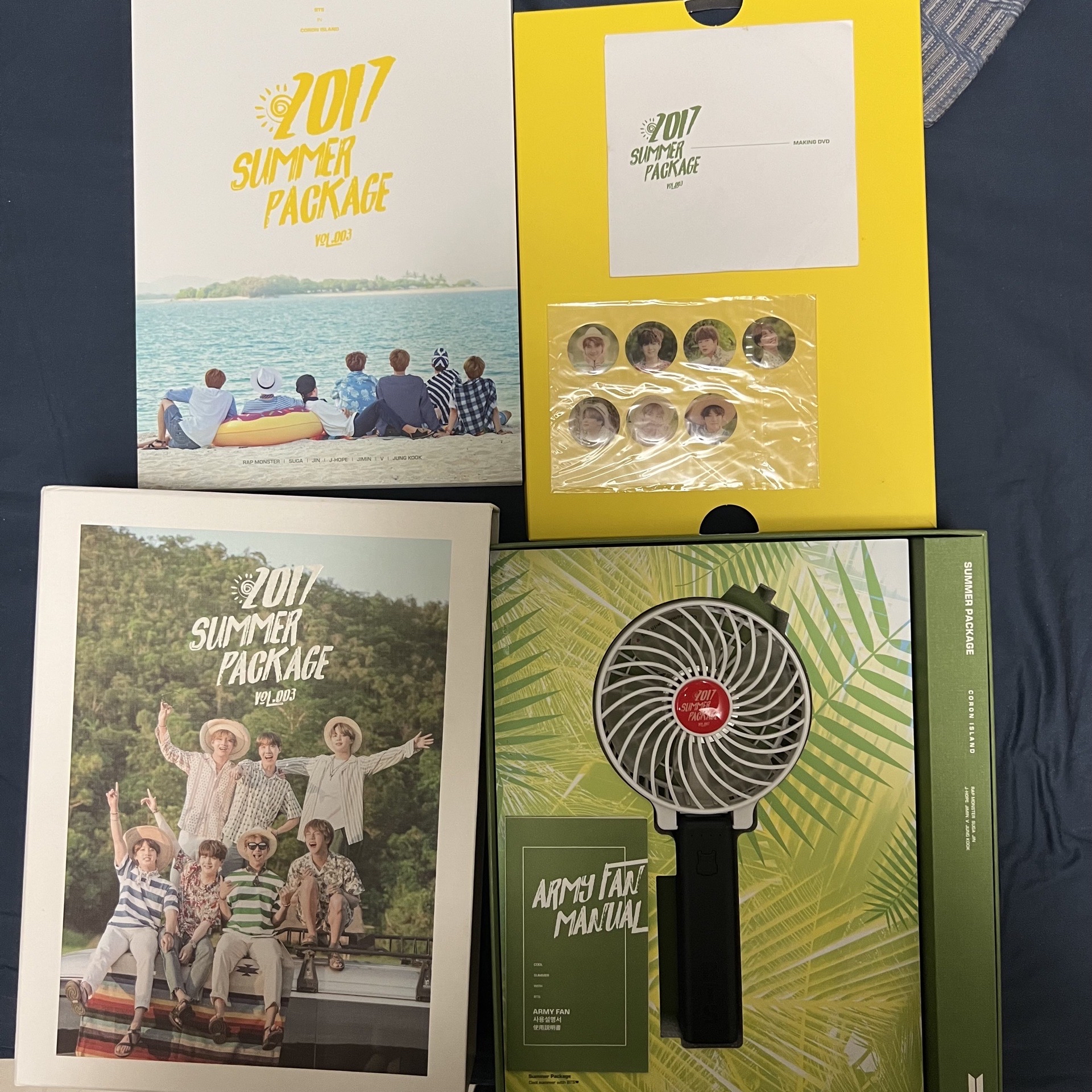 BTS 防彈少年團 2017 夏日寫真 Summer package