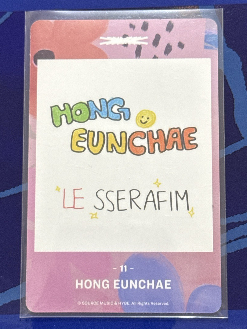 Lesserafim 恩採 日專隨機卡